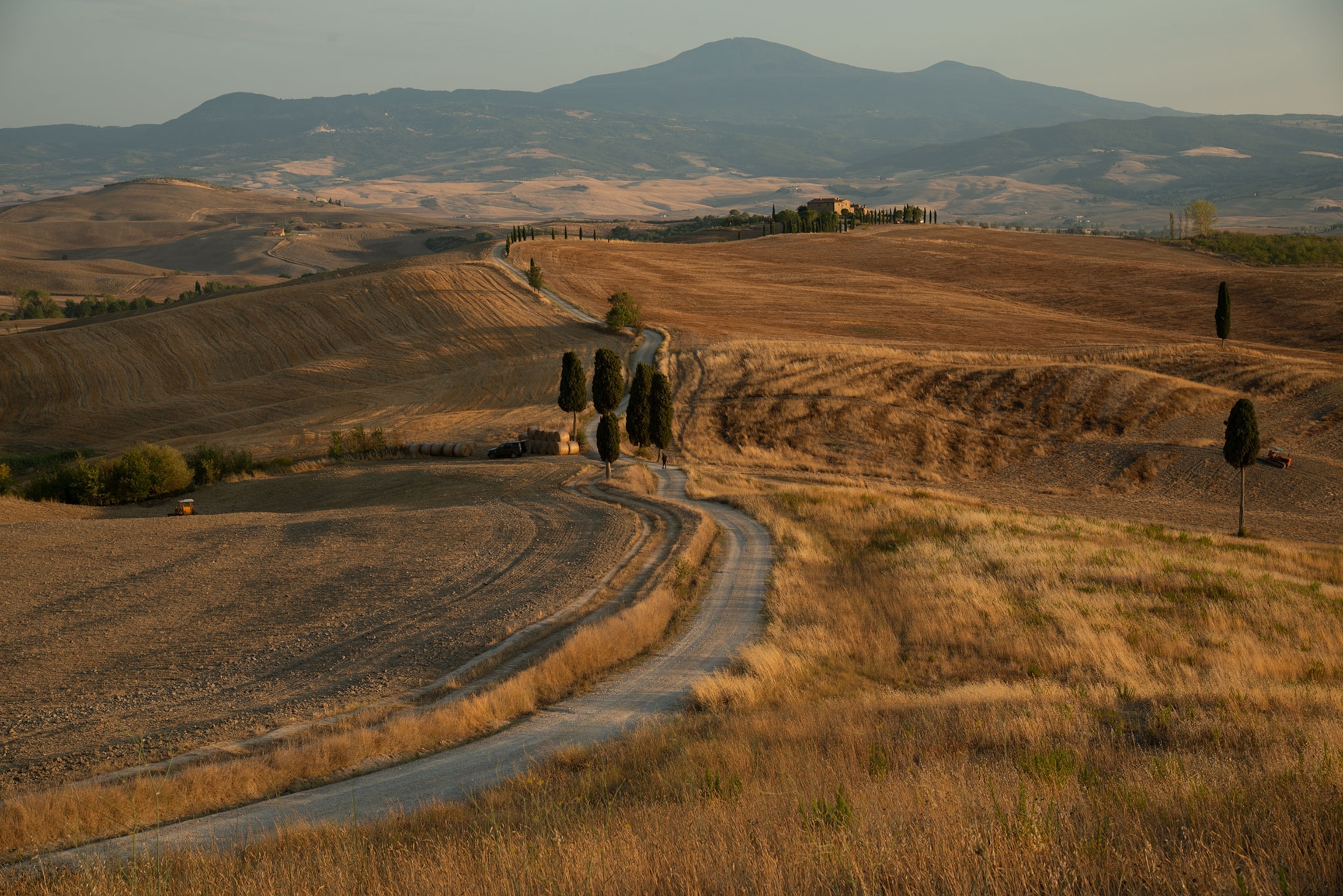 the Tuscany countryside