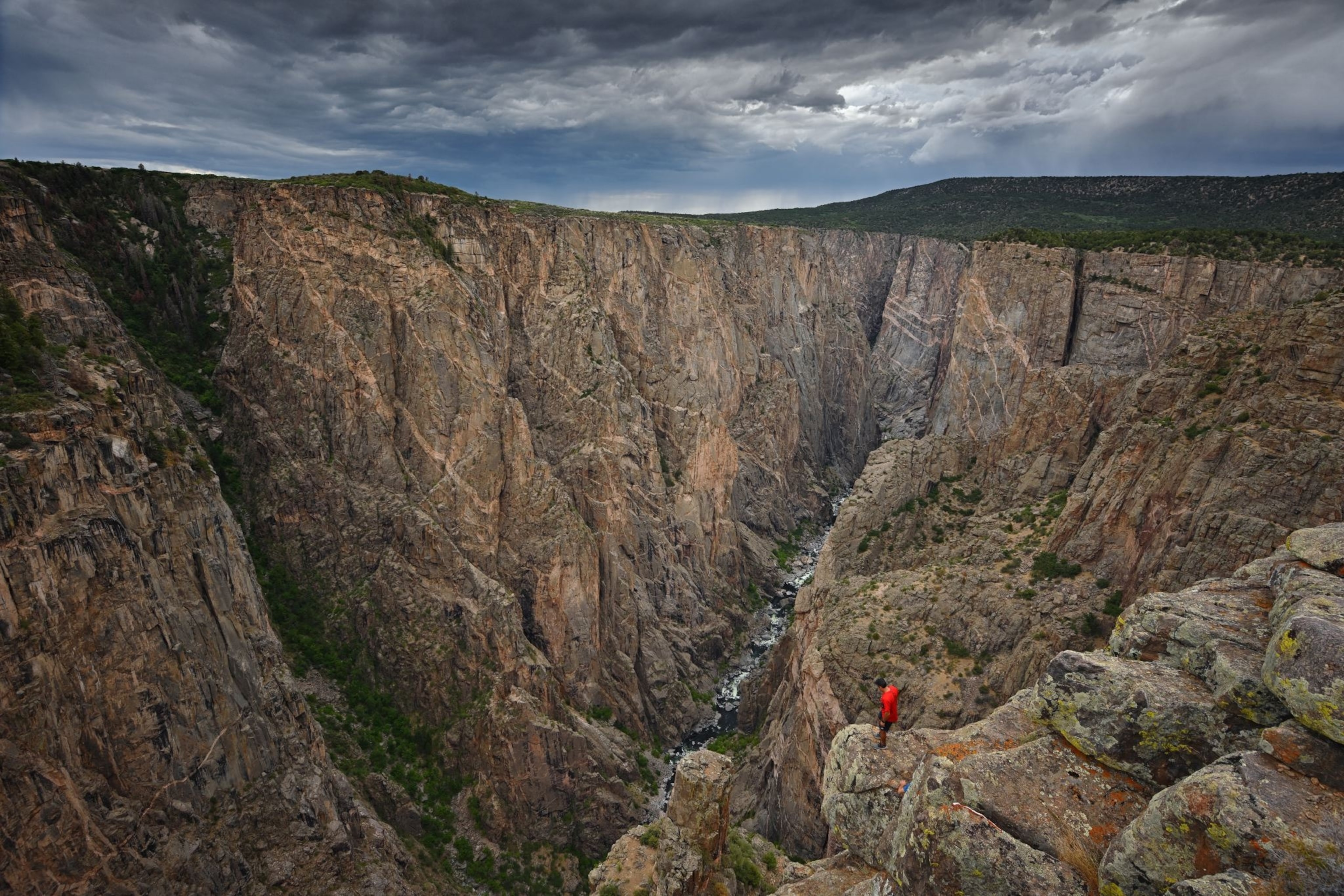Black canyon of the gunnison in gunnison colorado in 2020.