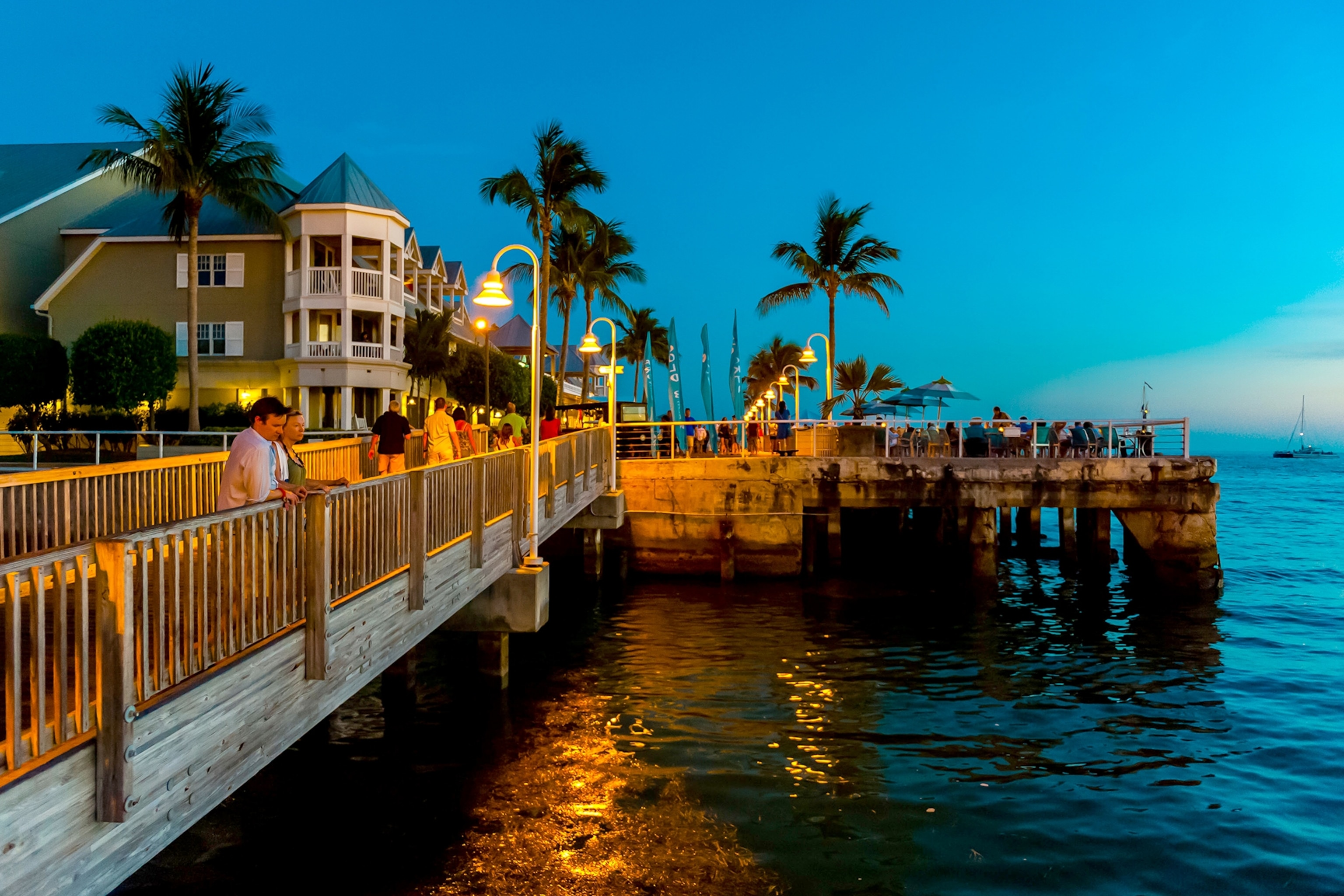Mallory Square in Key West, Florida