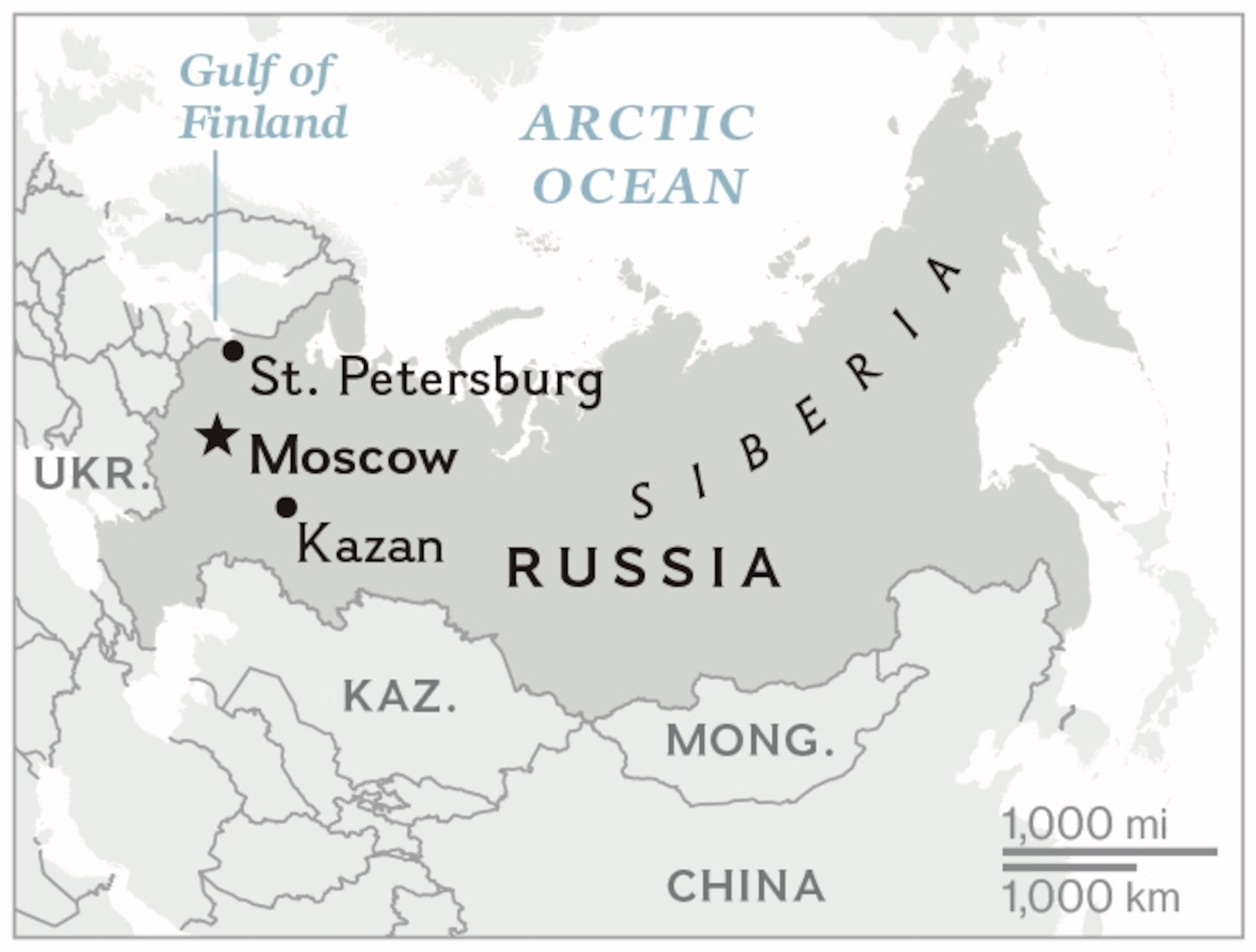 locator map of Russia