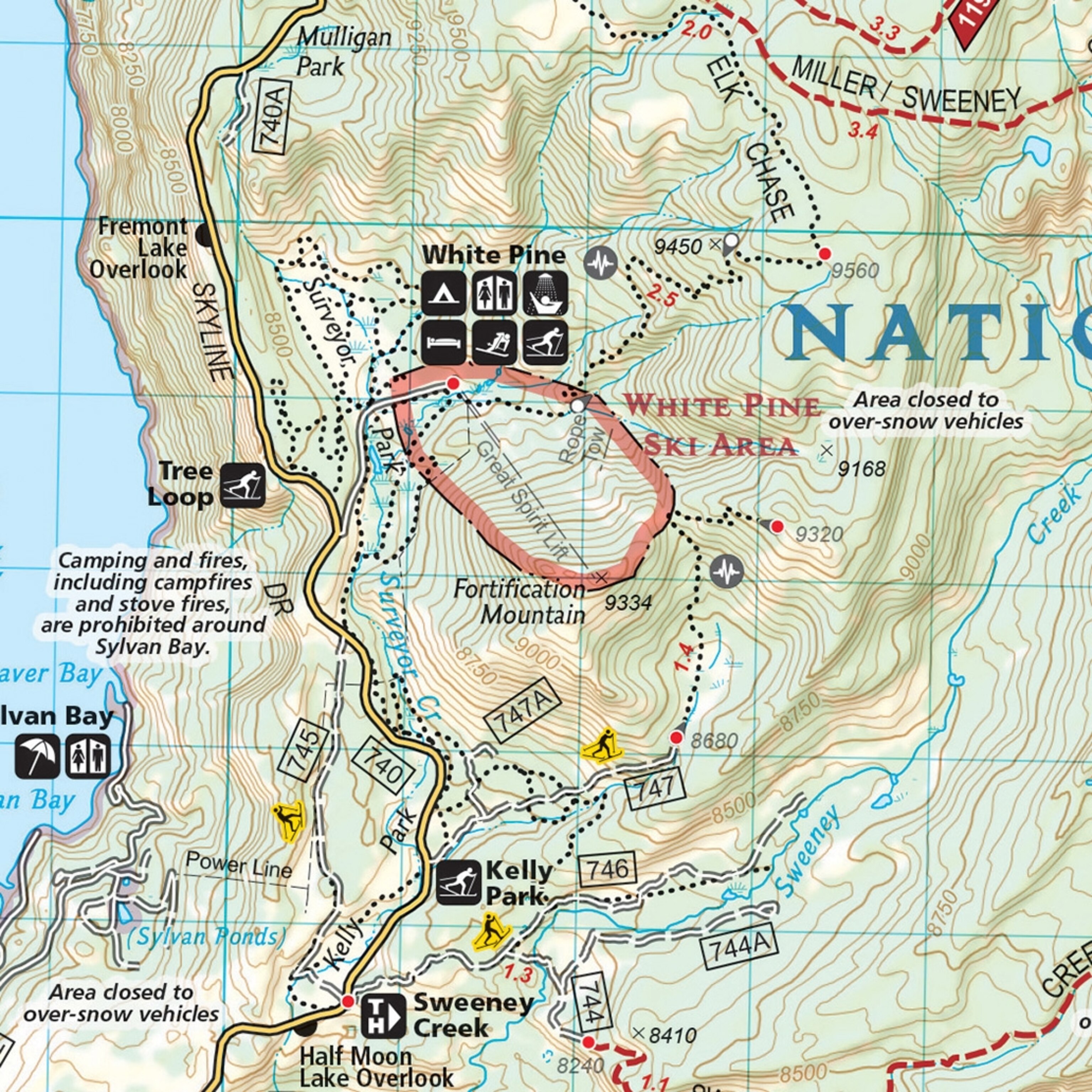 Ski areas