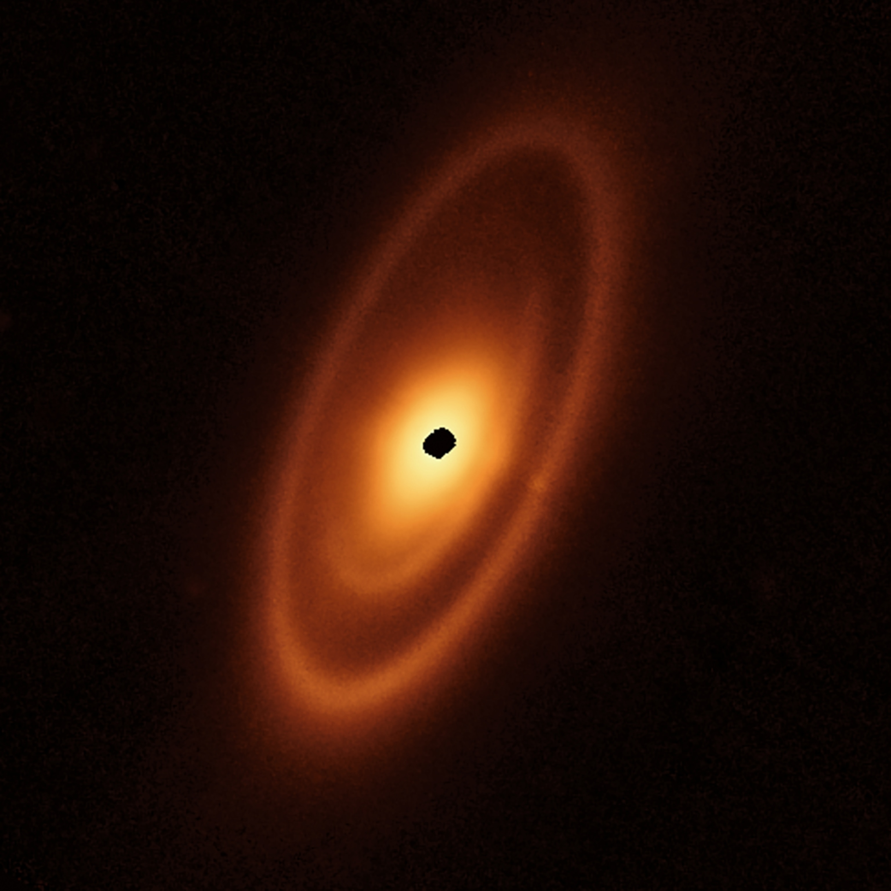 The Star Fomalhaut and its surround dusty debris disk.