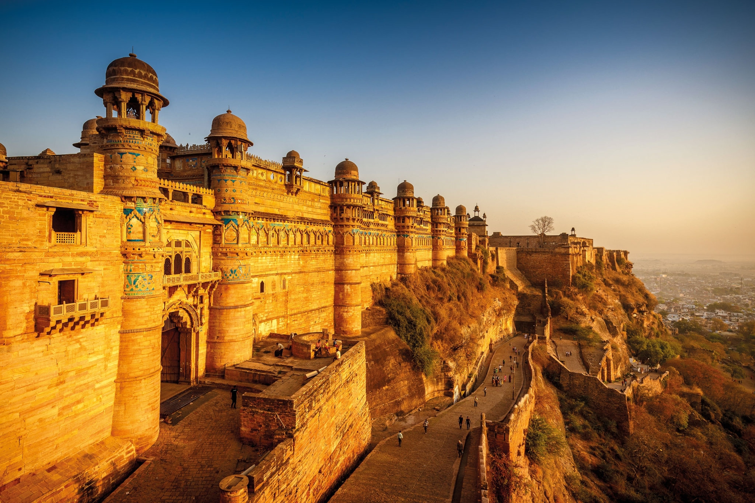 A palace on a hill