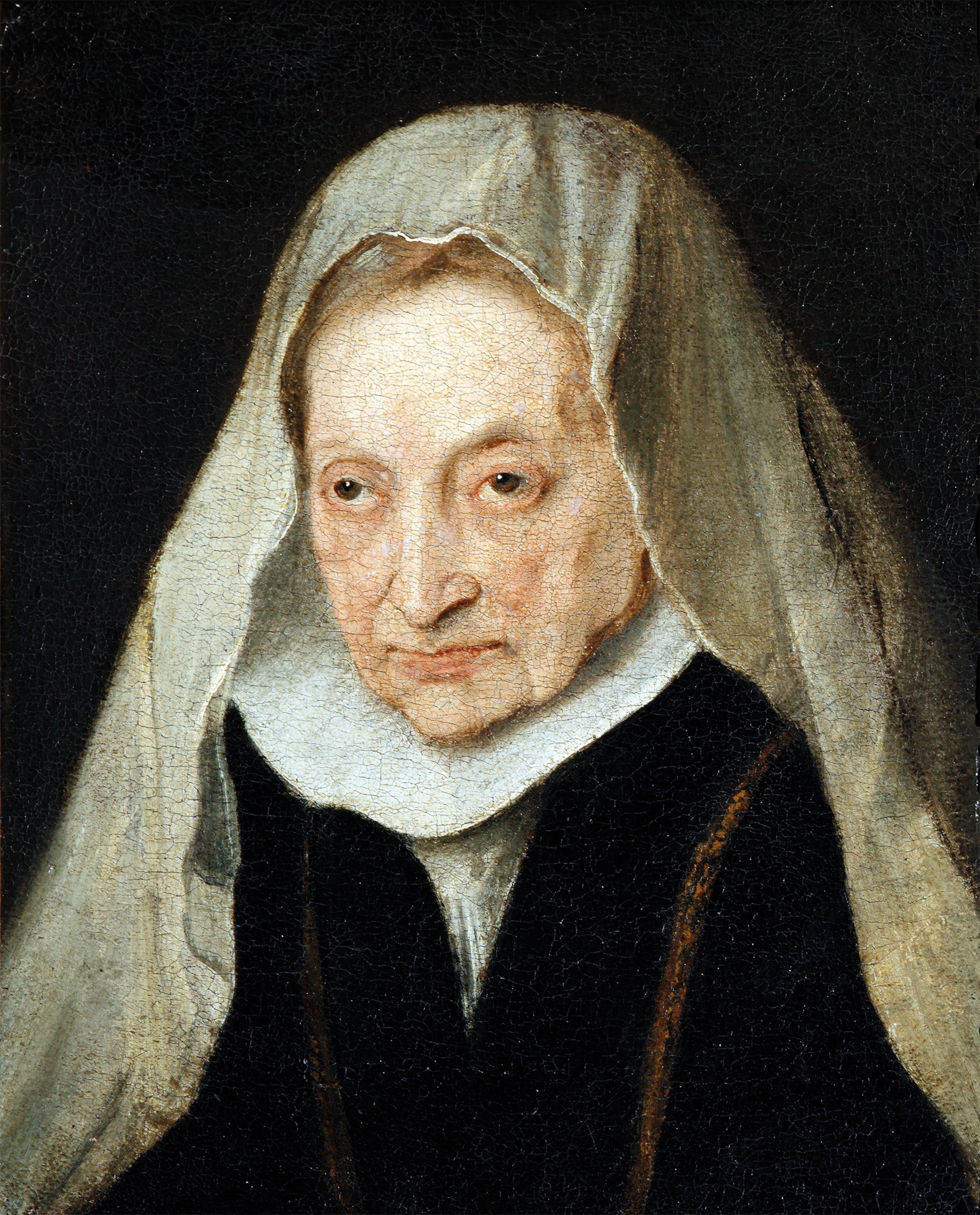 Sofonsiba Anguissola is portrayed in a 1624 portrait by Anthony Van Dyck.