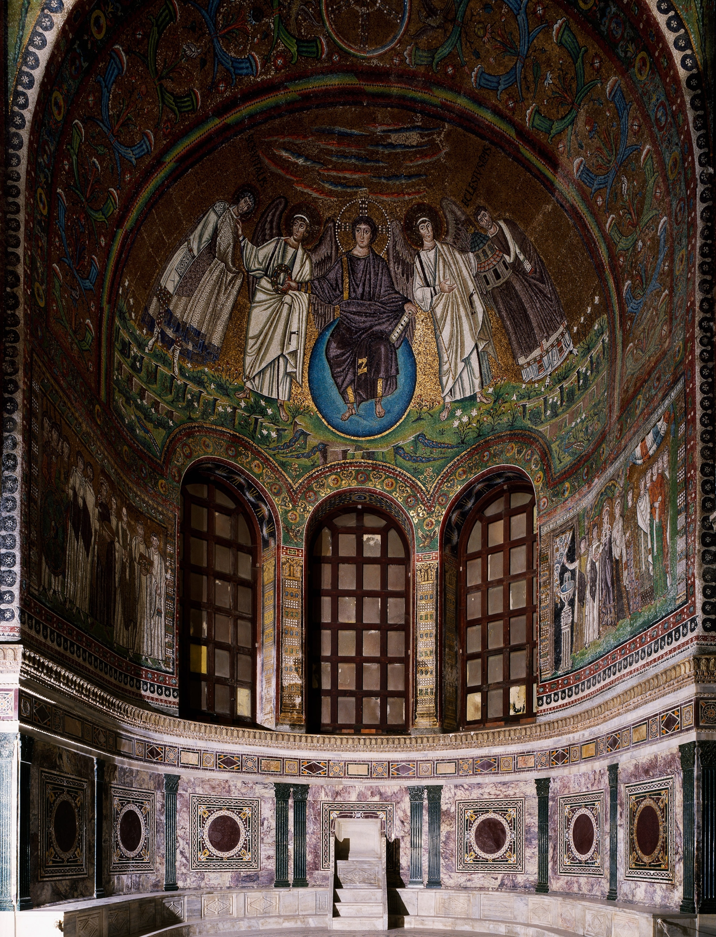 a mosaic in the Basilica of San Vitale in Ravenna, Italy
