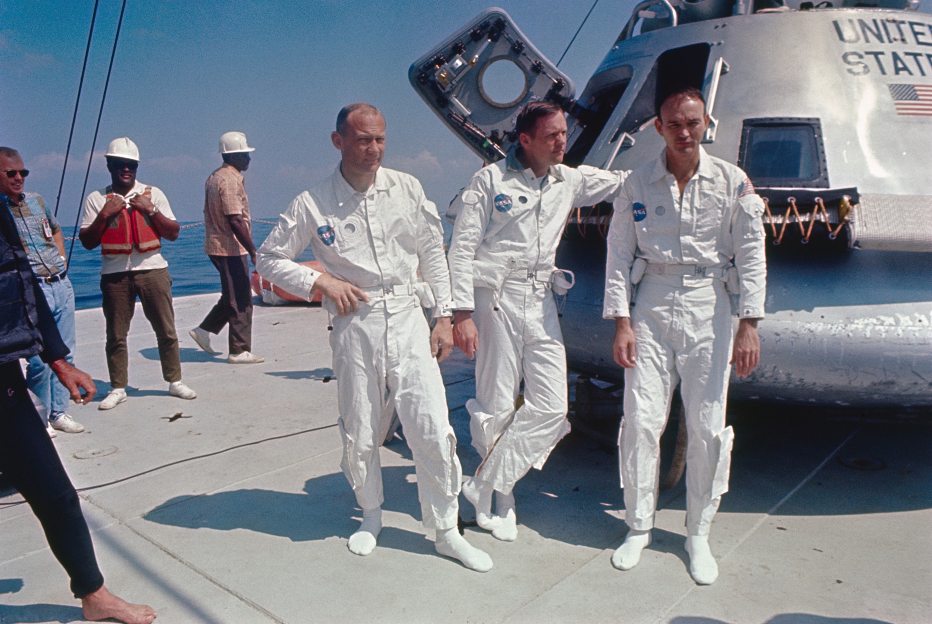 men at sea