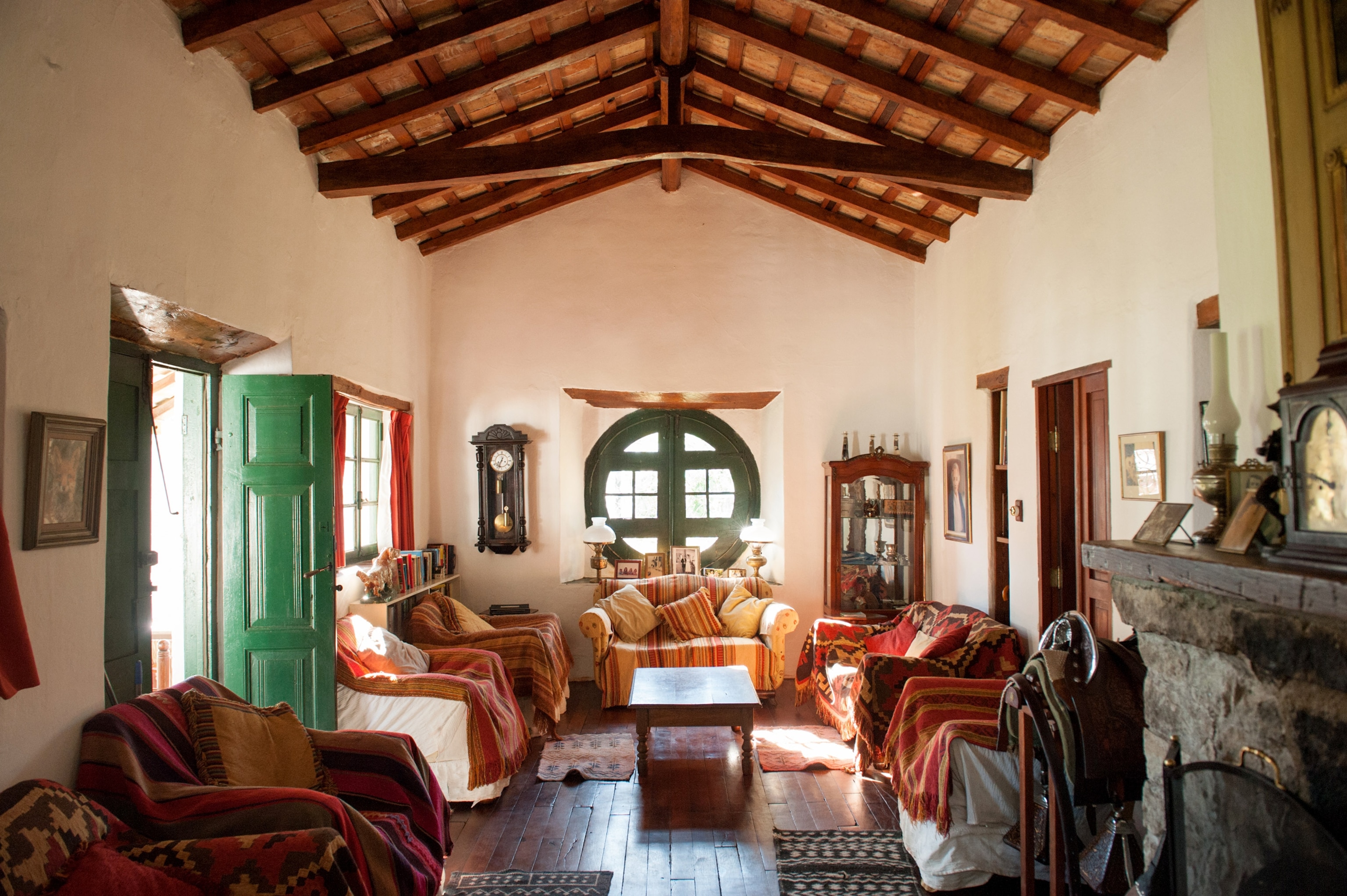 interior of the main house on the Estancia Los Potreros