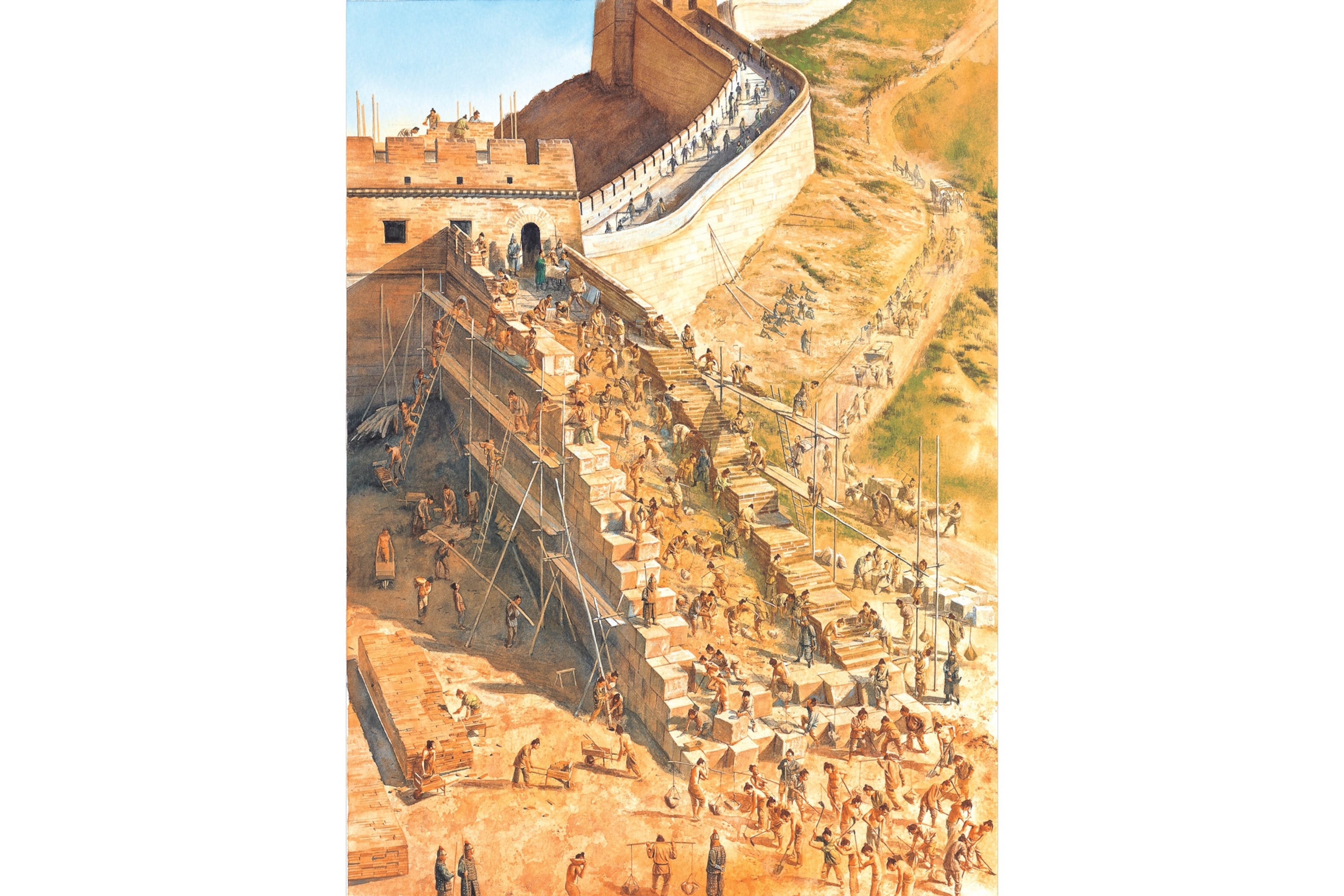 the Great Wall of China's construction