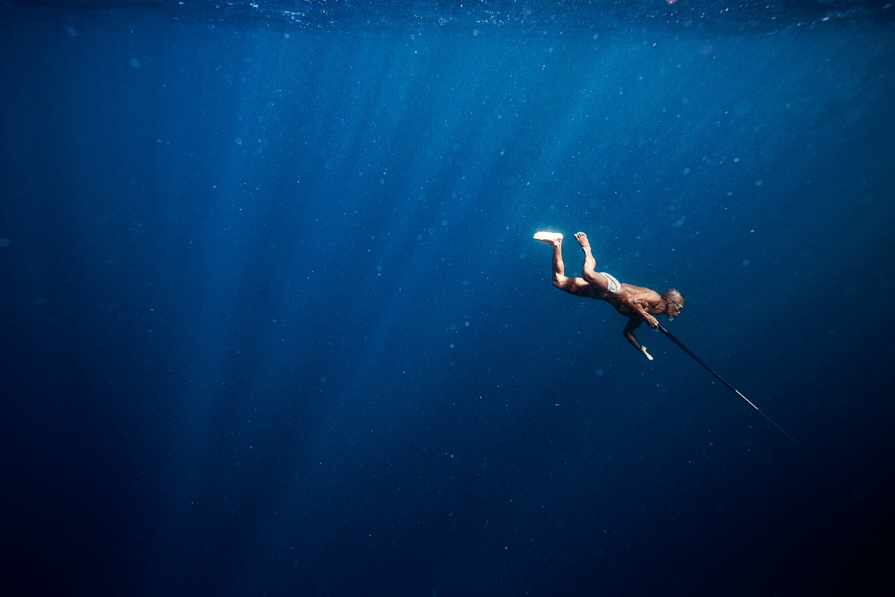 spear fishing in Indonesia