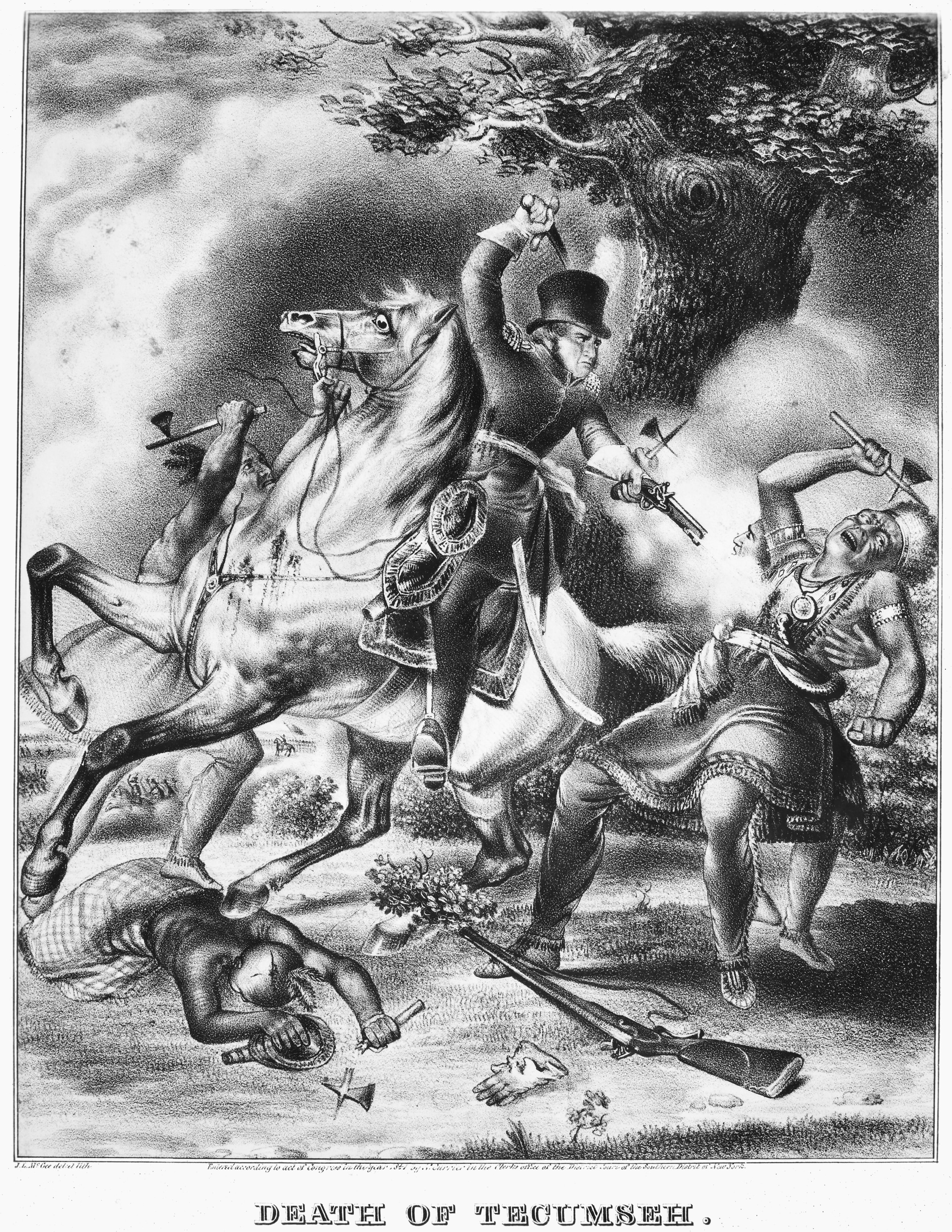 Tecumseh shot