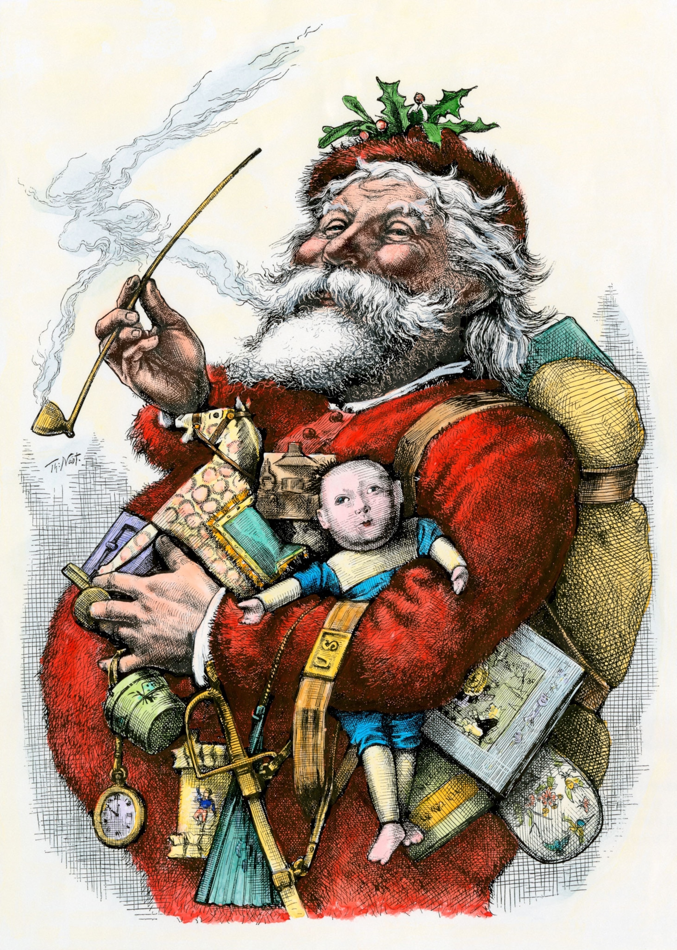 Santa Claus, also known as Saint Nicholas