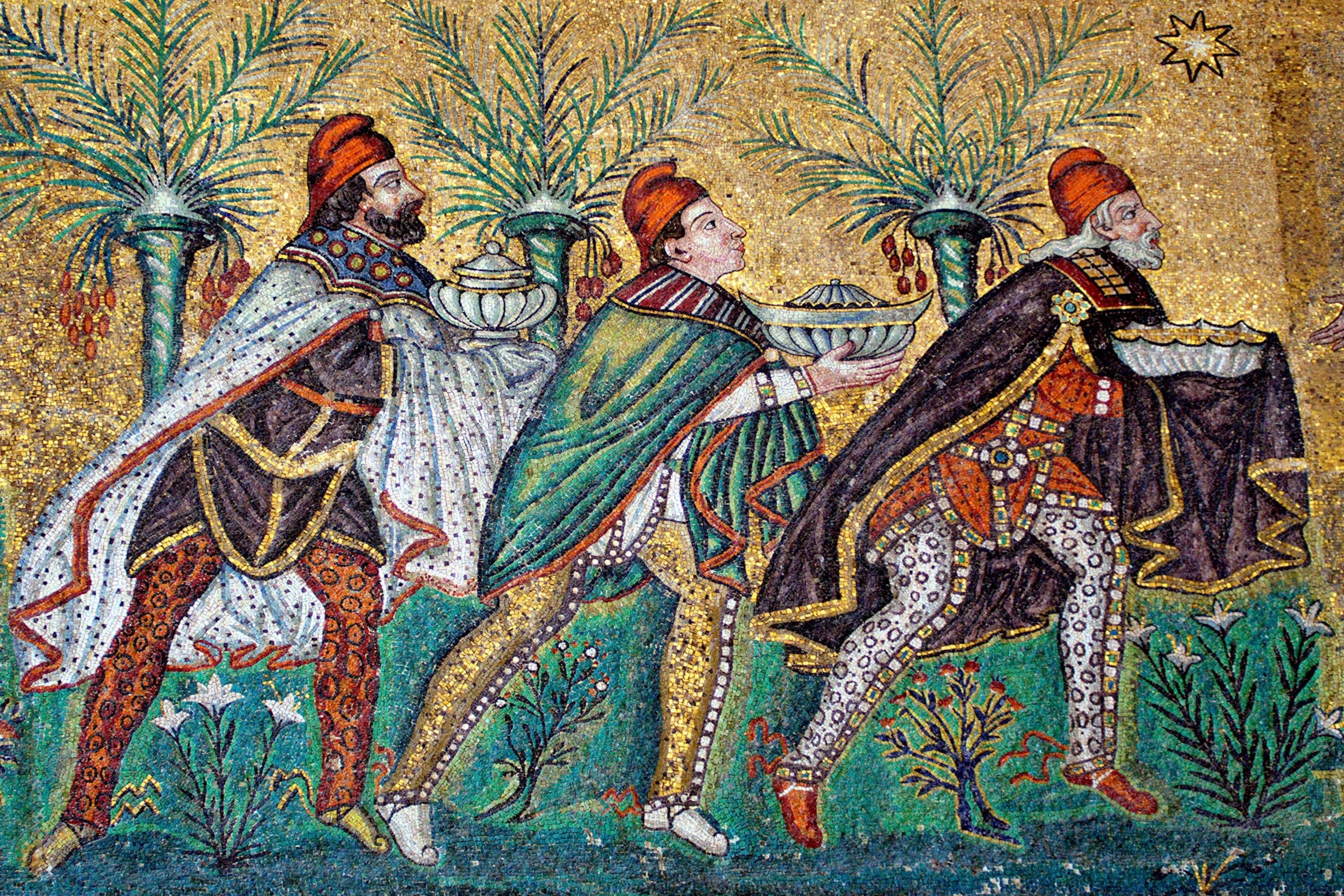 art showing the three kings
