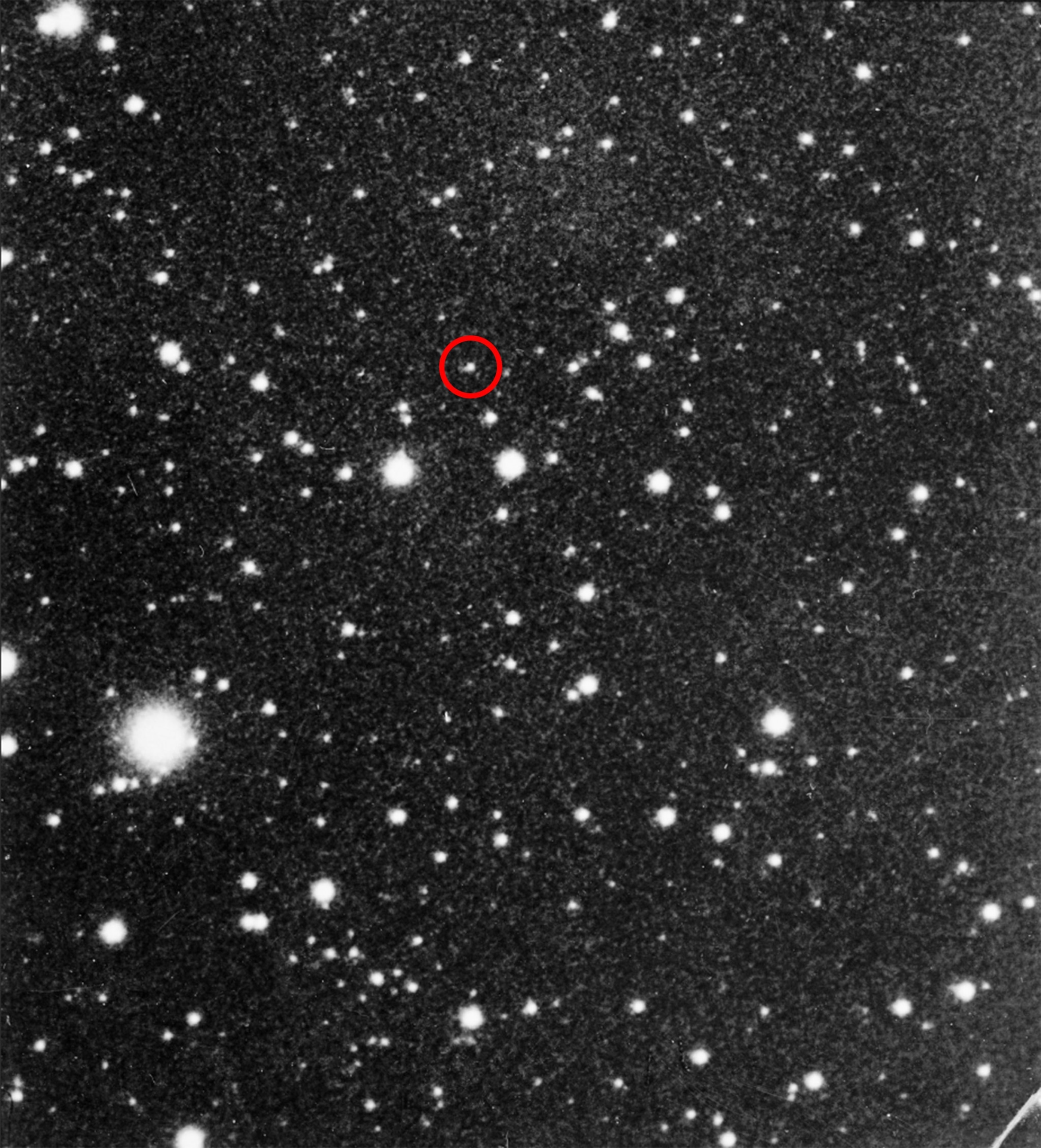 the first image of Pluto taken by Clyde Tomabugh