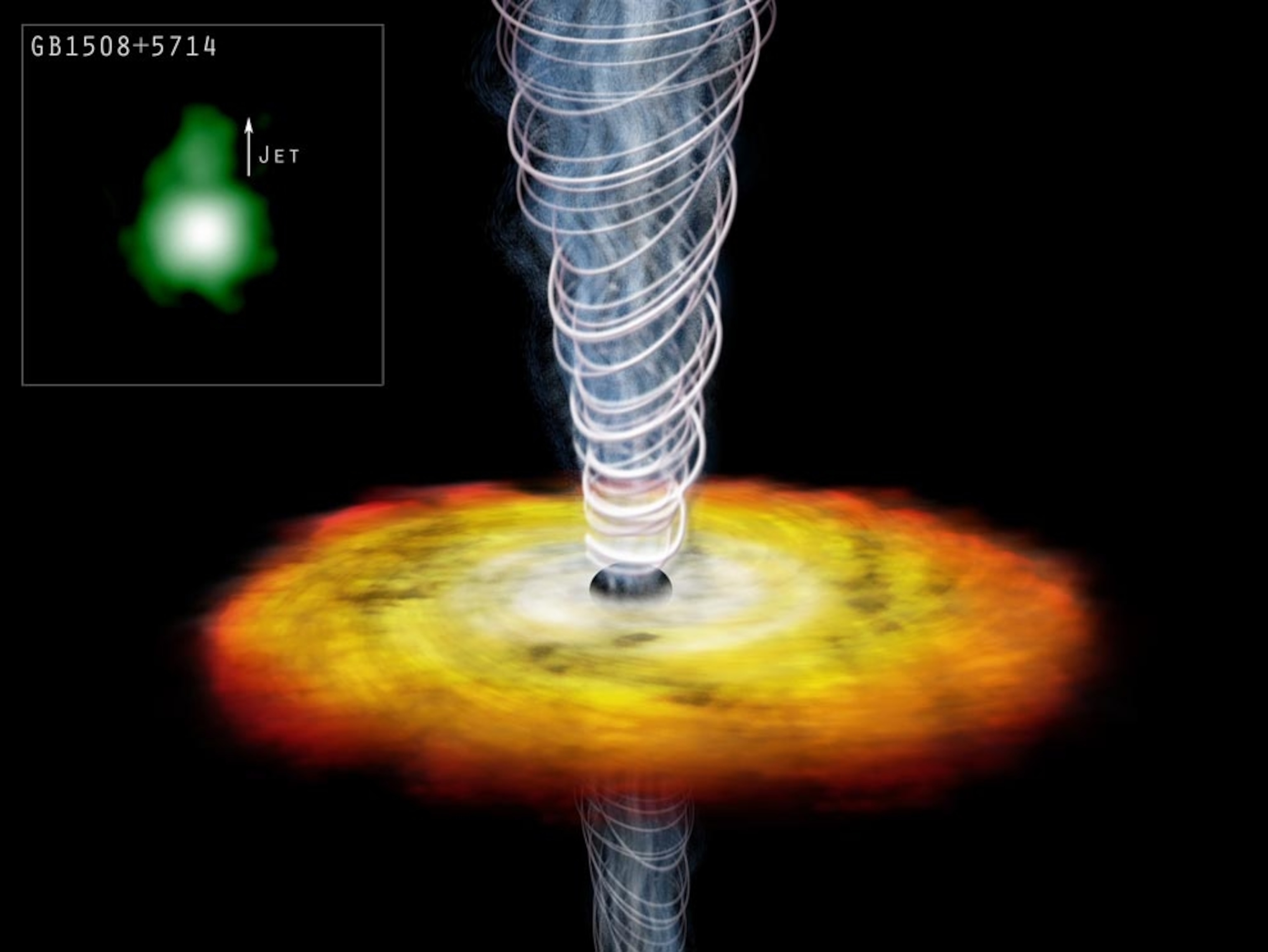 an x-ray jet from a black hole