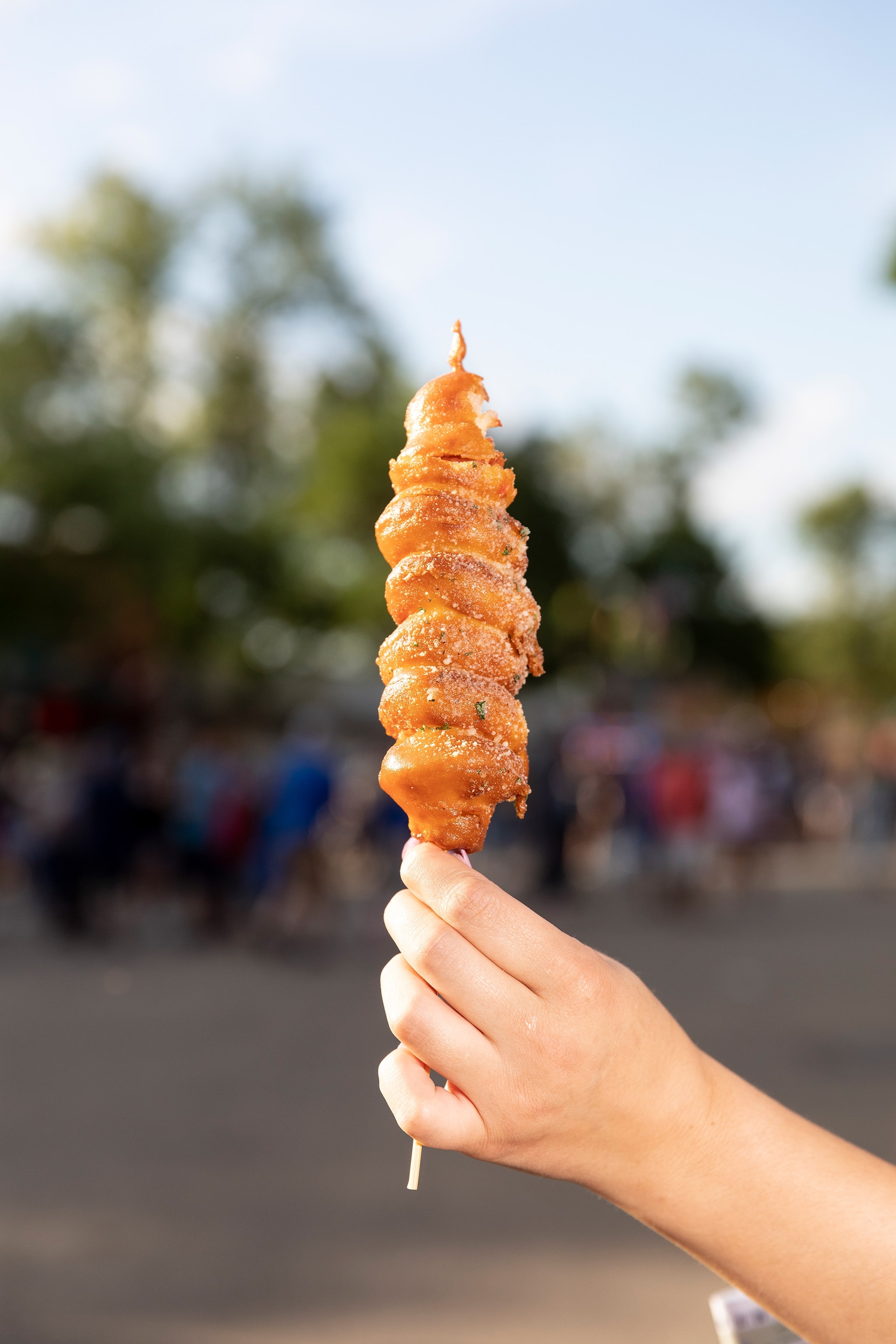 pizza on a stick at the Minnesota State Fair