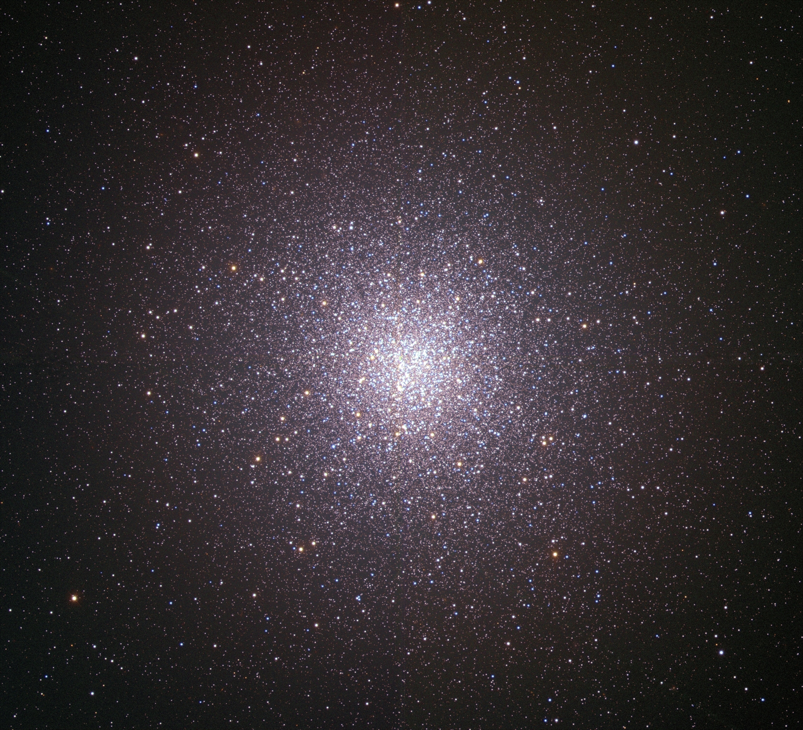 Thousands and of stars clustered together.