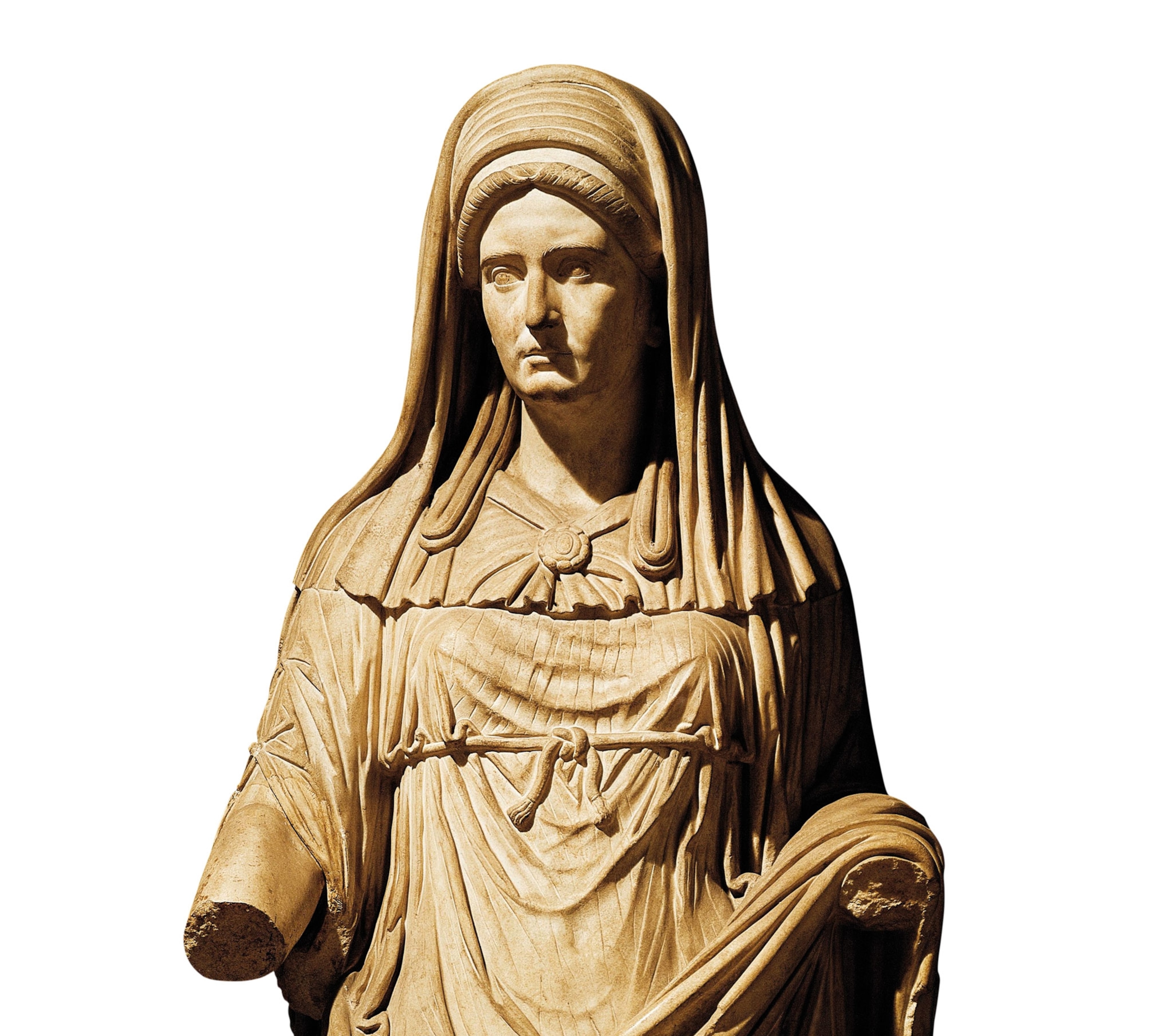 a statue of a Vestalis Maxima