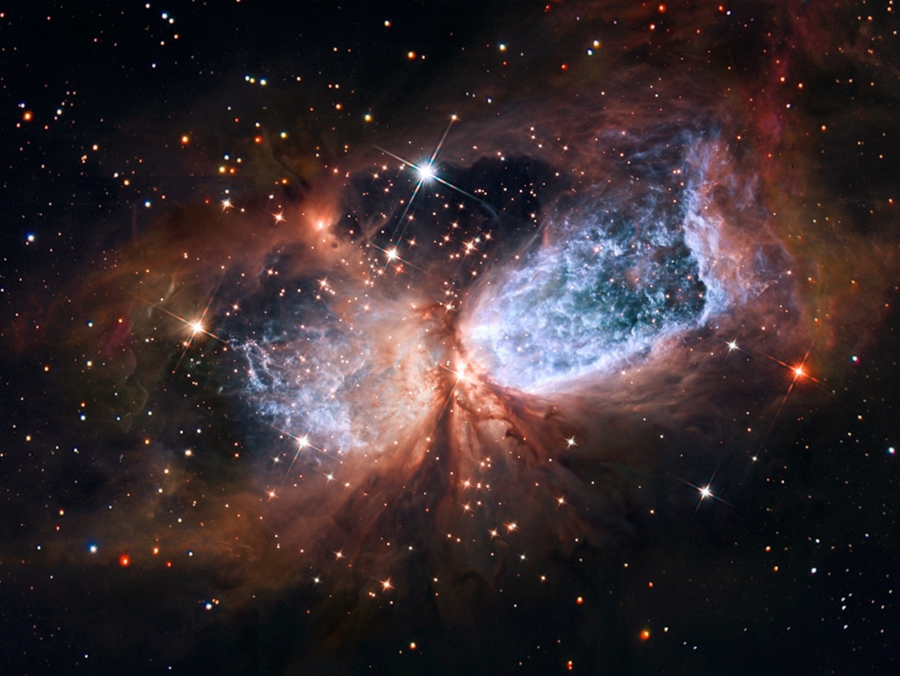 a star-forming region resembling angel wings