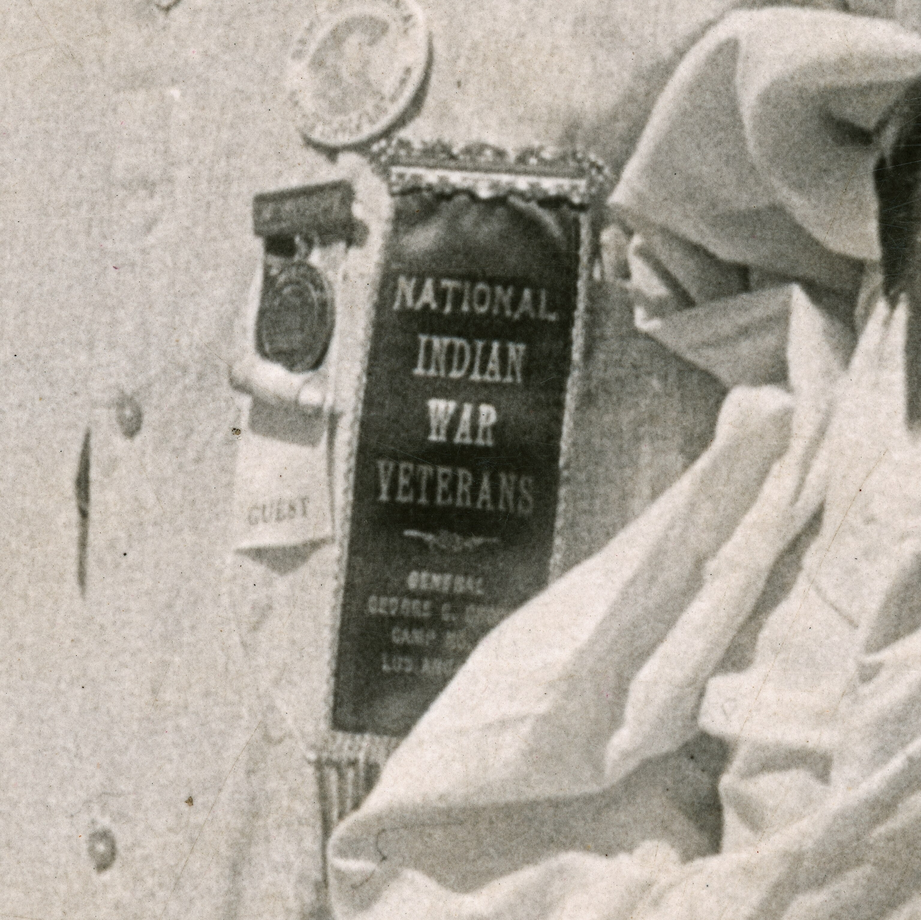 medals and ribbons of recognition worn by survivors of the Battle of Little Bighorn