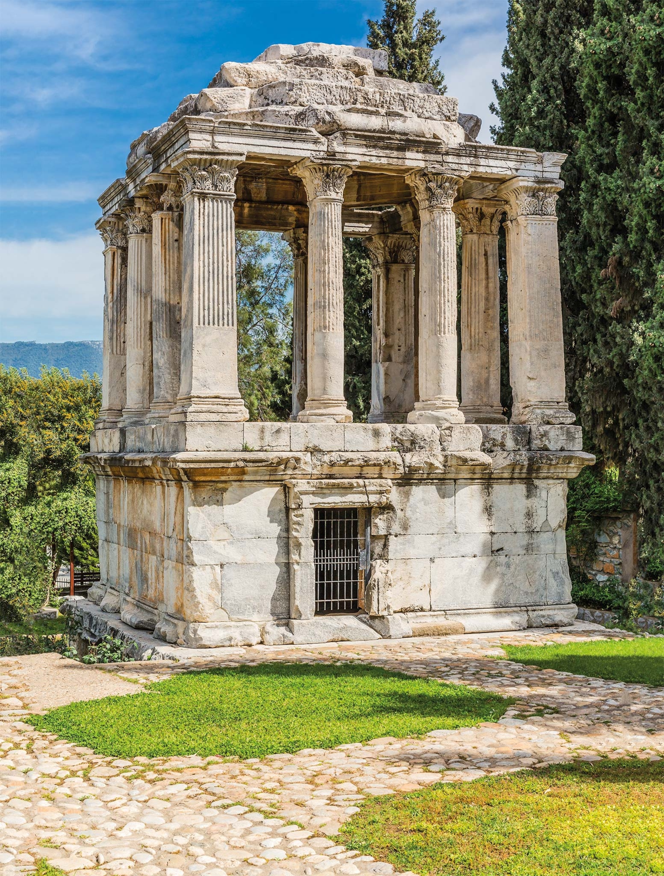 A second-century A.D. Roman-era tomb in the Turkish city of Milas