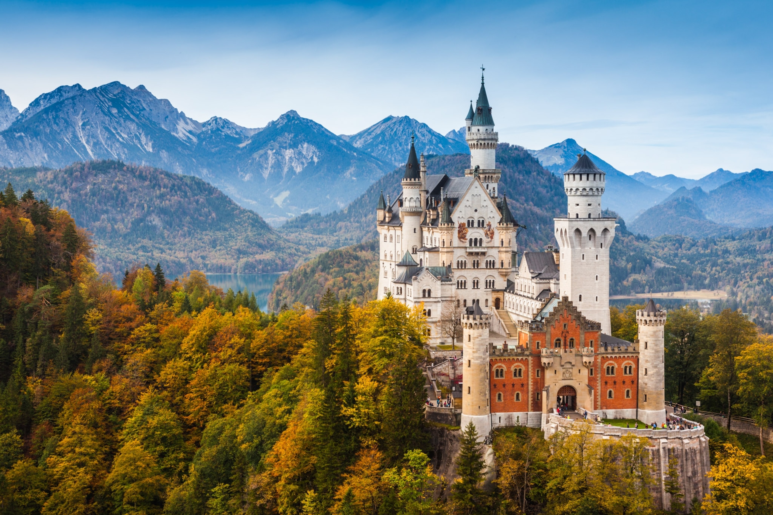 Neuschwanstein Castle in Bavaria, Germany