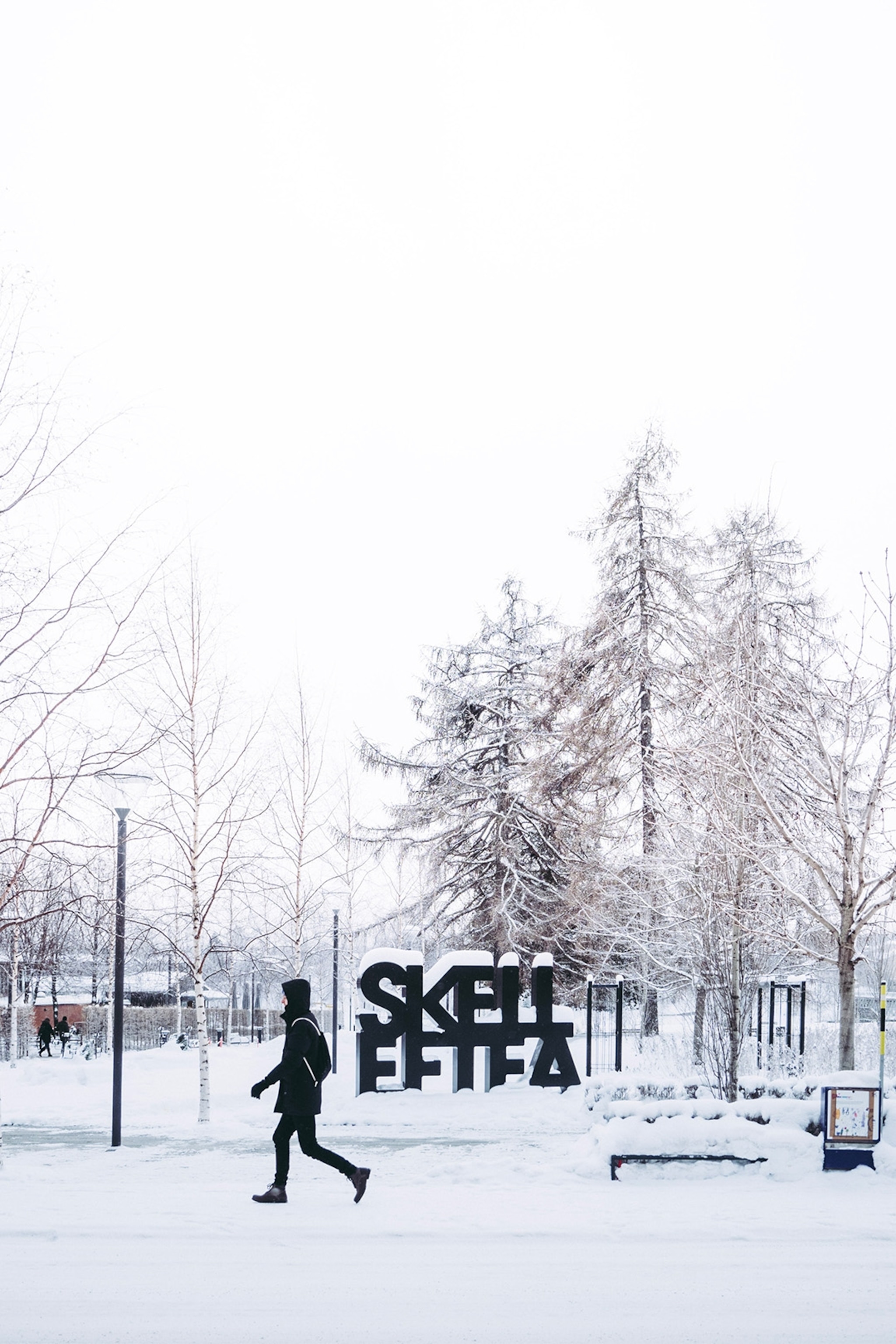 snowy landscape in sweden