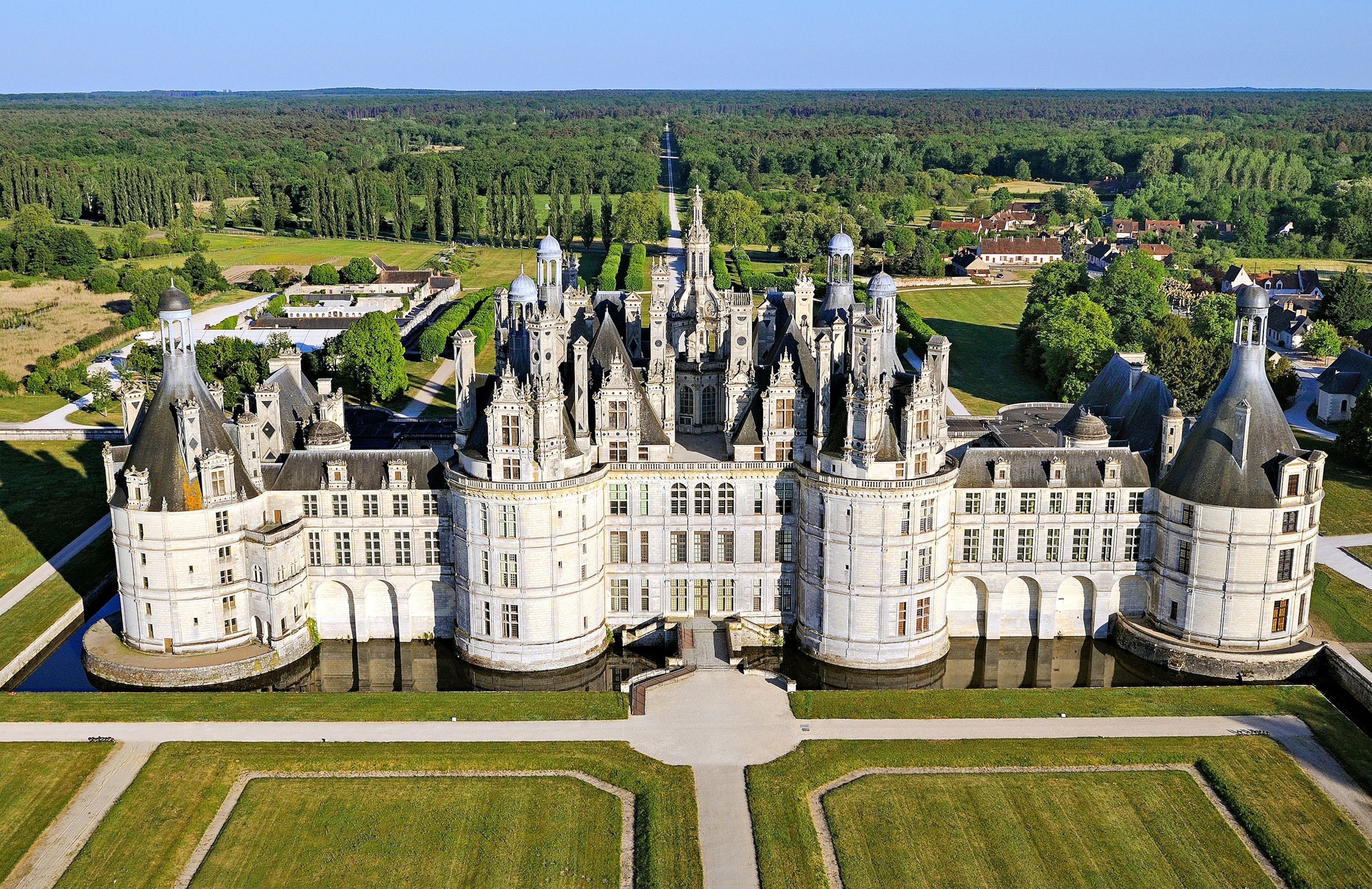 the Chambord chateau in Loir et Cher, France