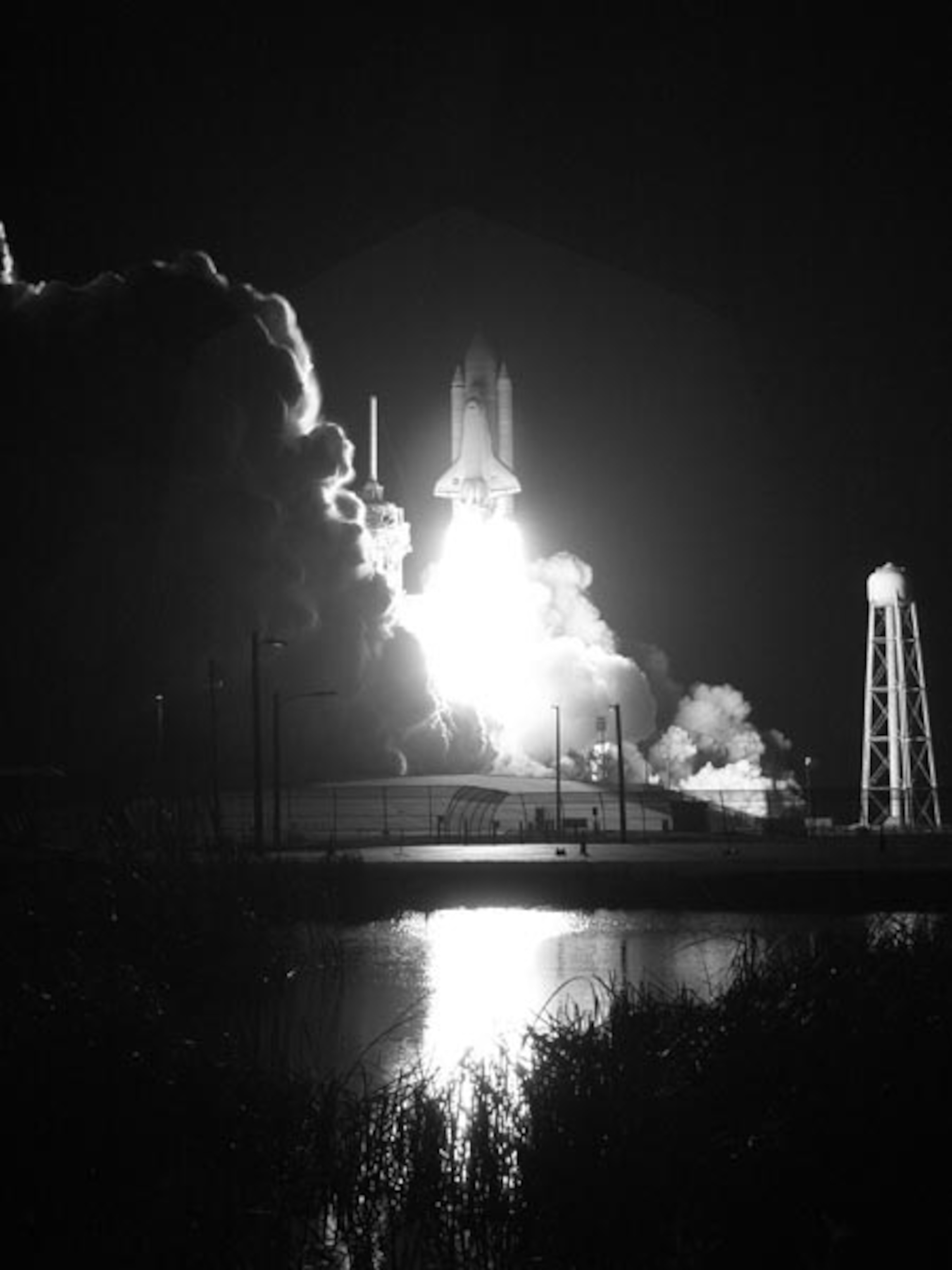 space shuttle Discovery's liftoff