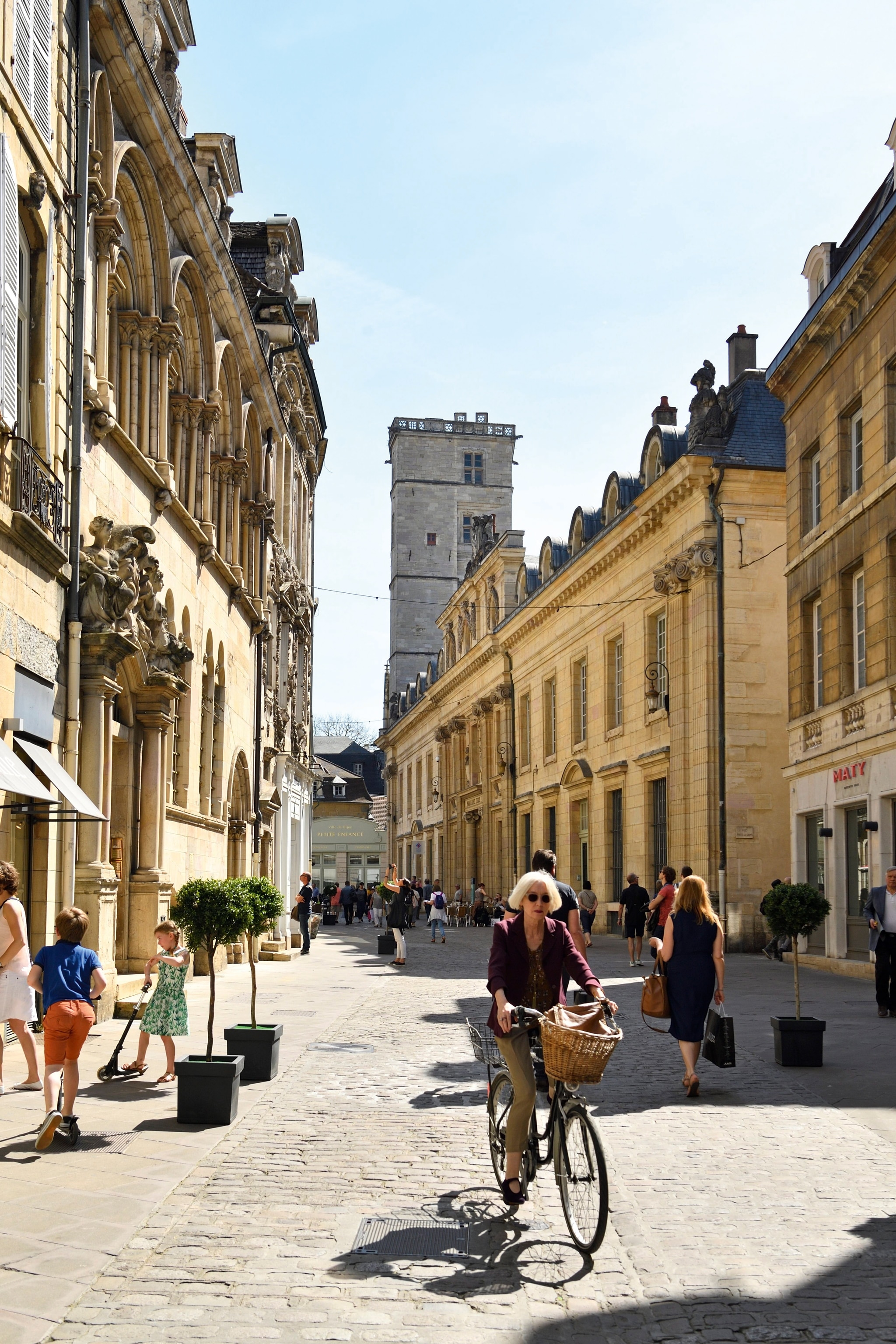 Town centre in Dijon, France