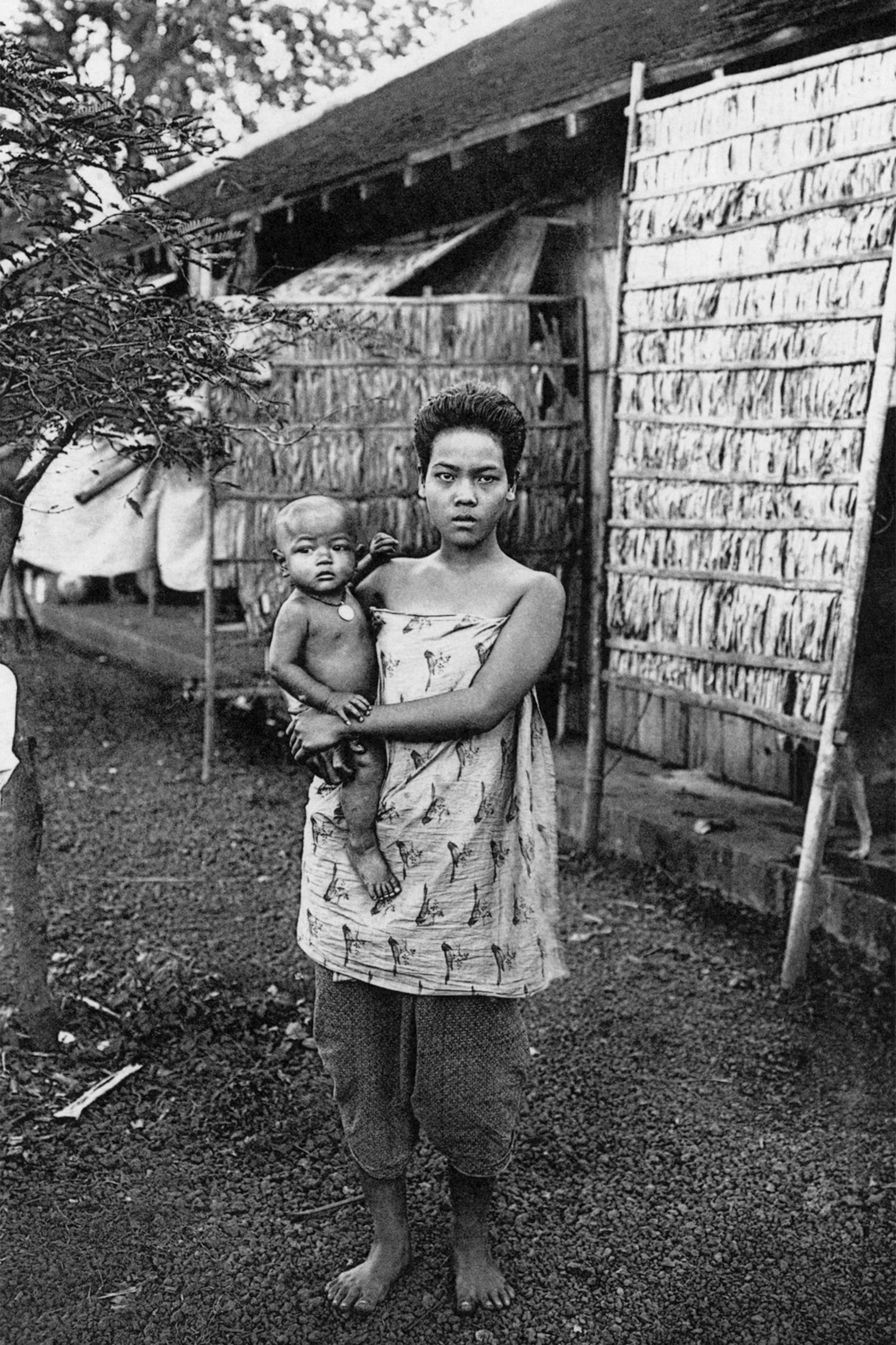 a mother and her child in Cambodia