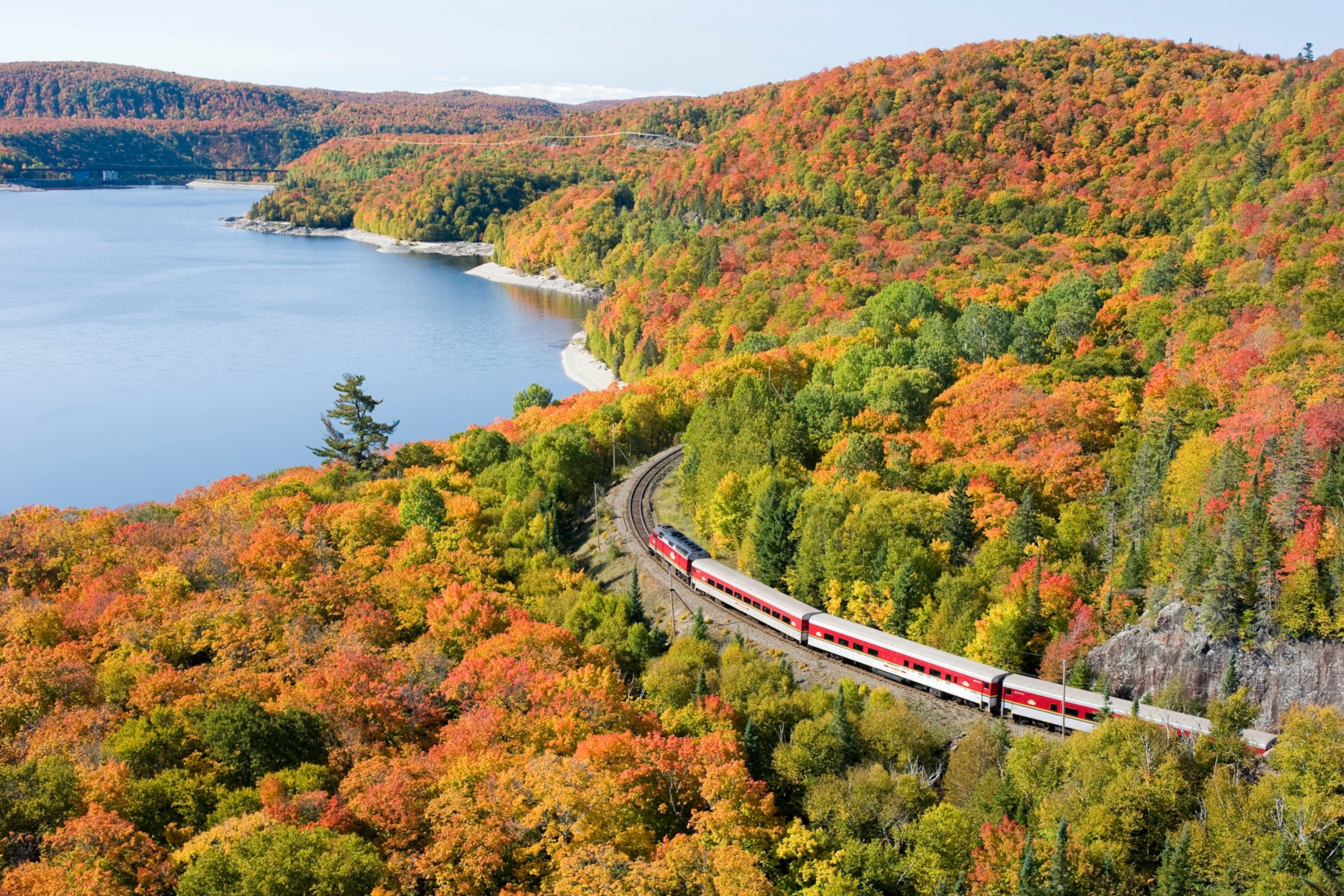 train in Ontario, Canada