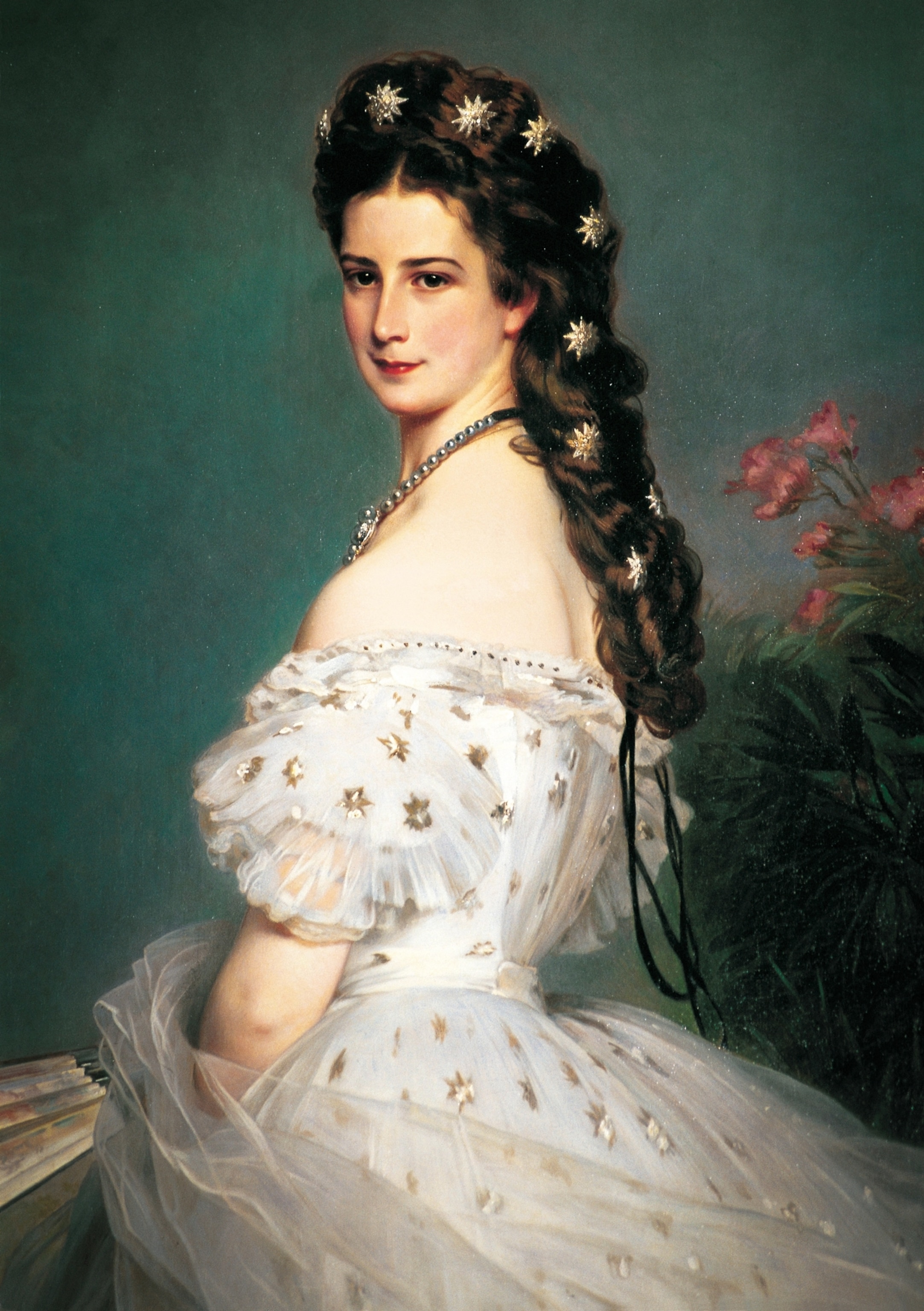 Franz Winterhalter’s iconic 1865 portrait of Elisabeth