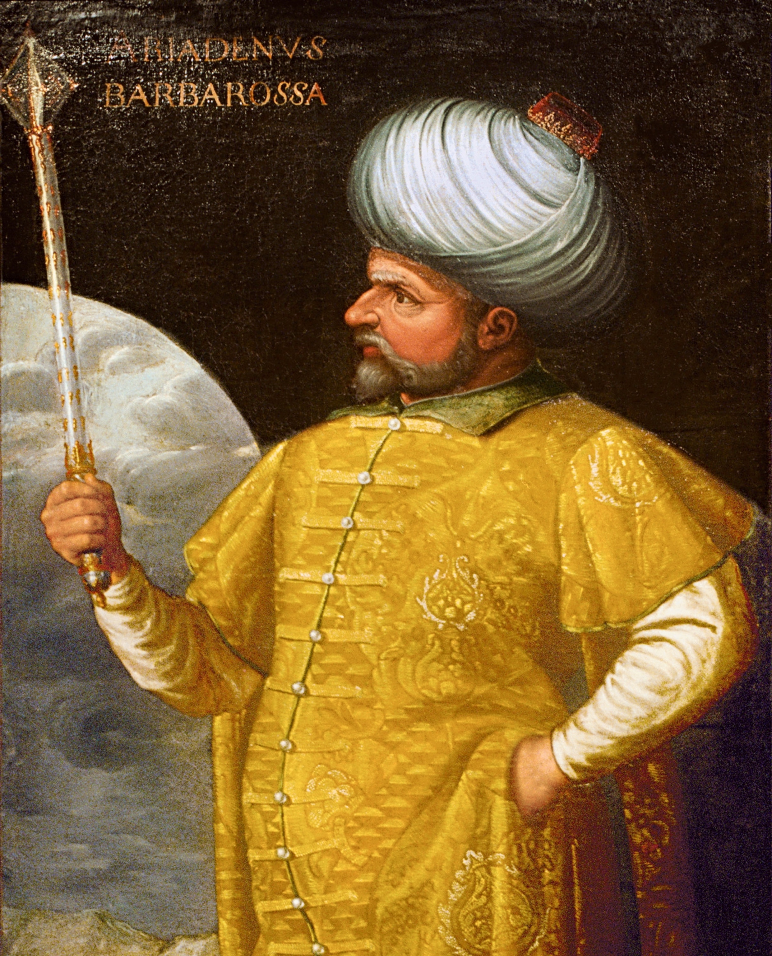 Painting of Hayreddin Barbarossa
