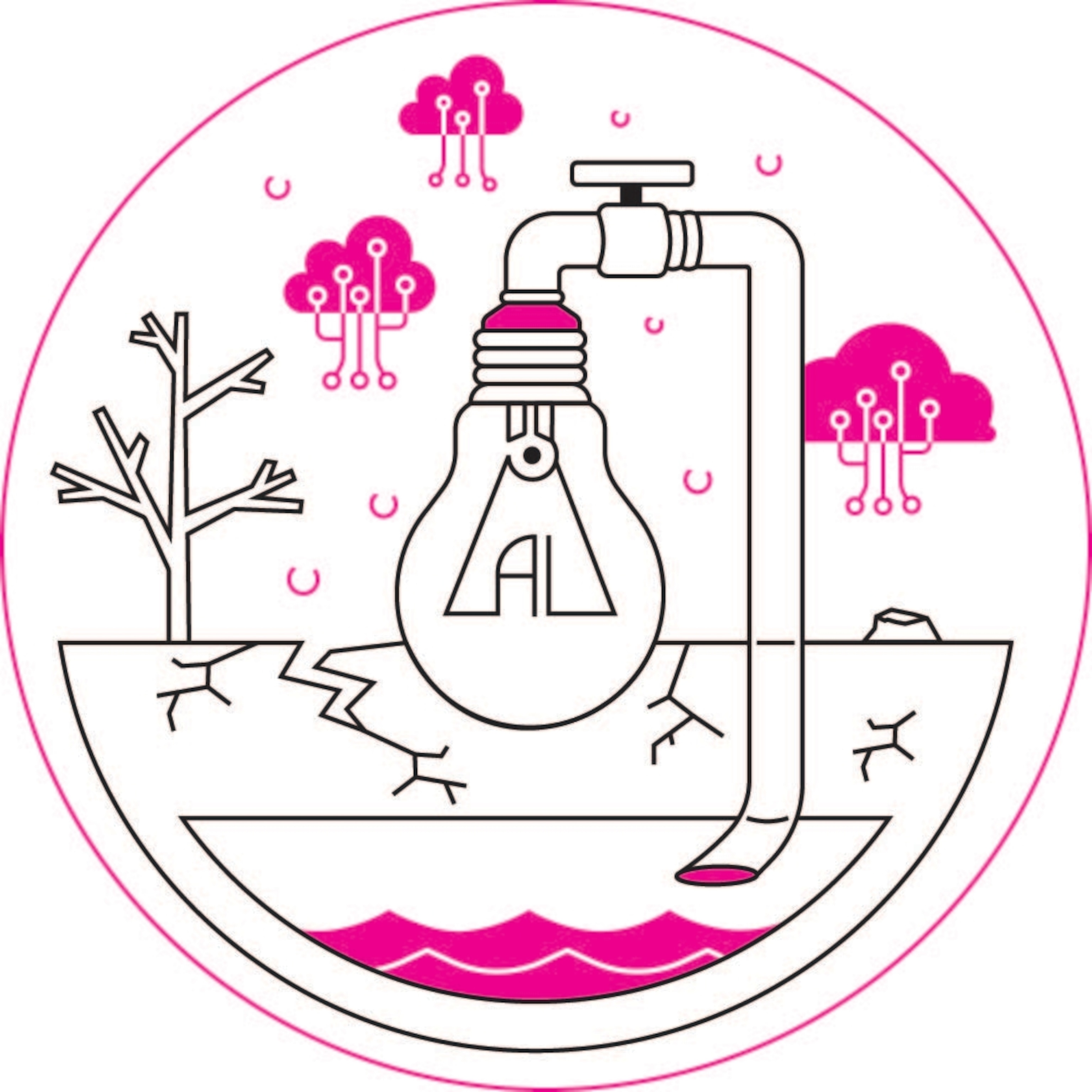 an illustration of a lightbulb planted in the ground