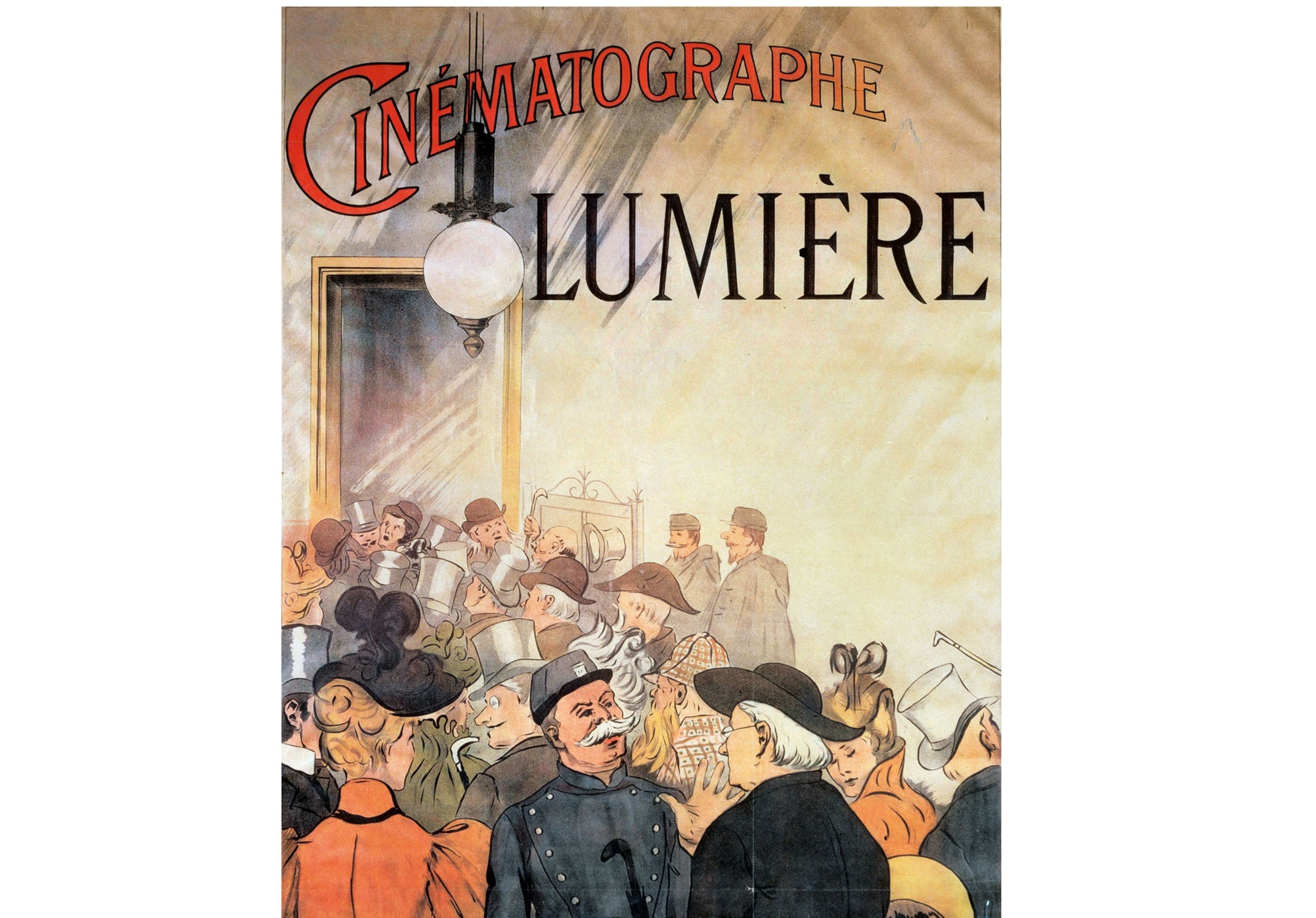 a poster promoting the Lumière Cinématographe