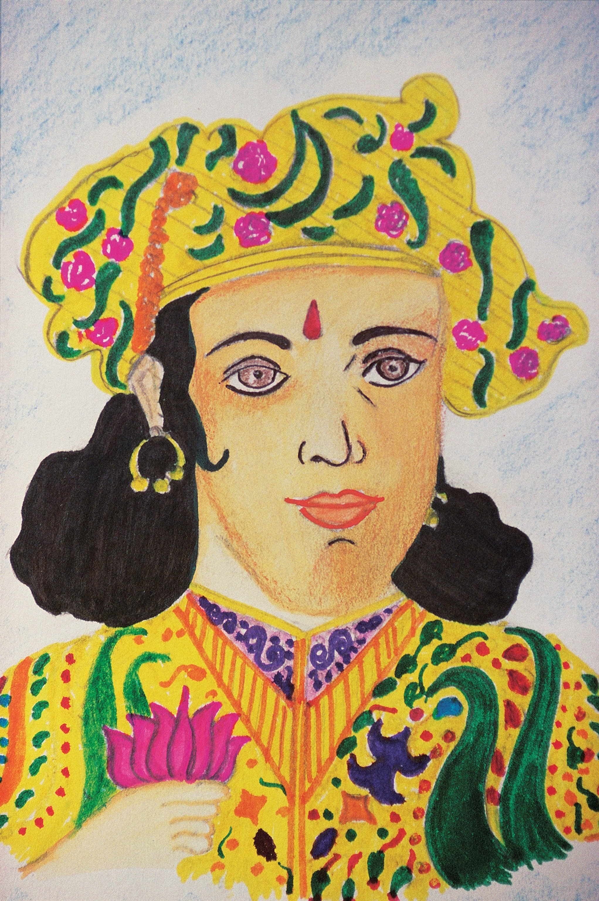 Emperor Ashoka is shown in an illustration