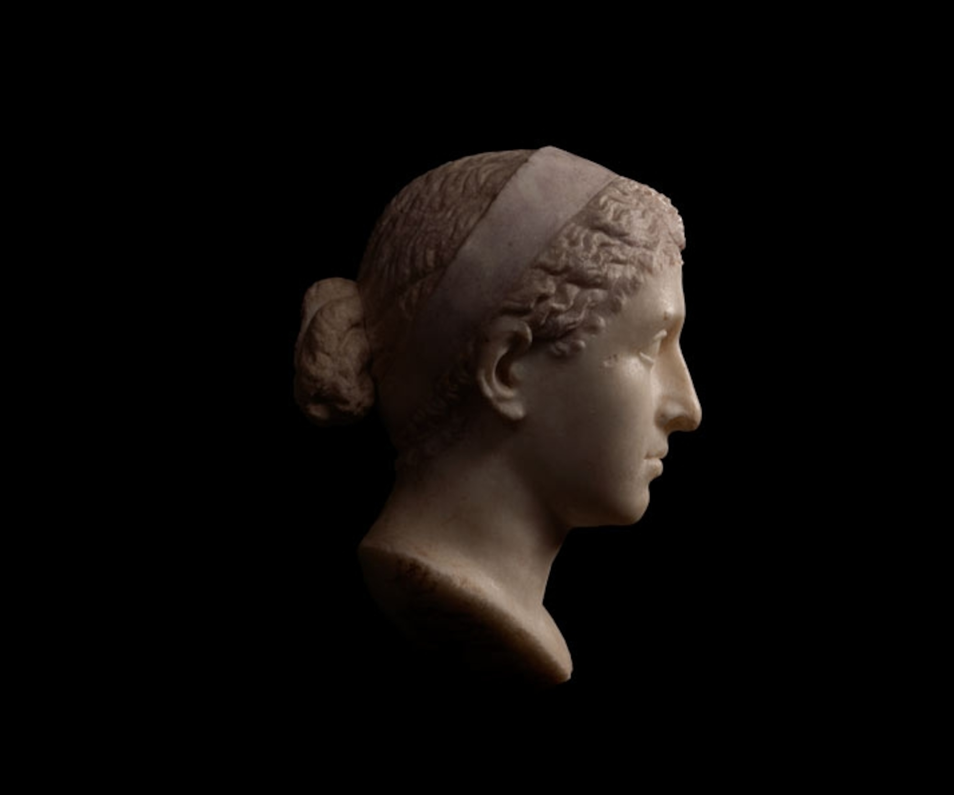 Cleopatra Marble Bust