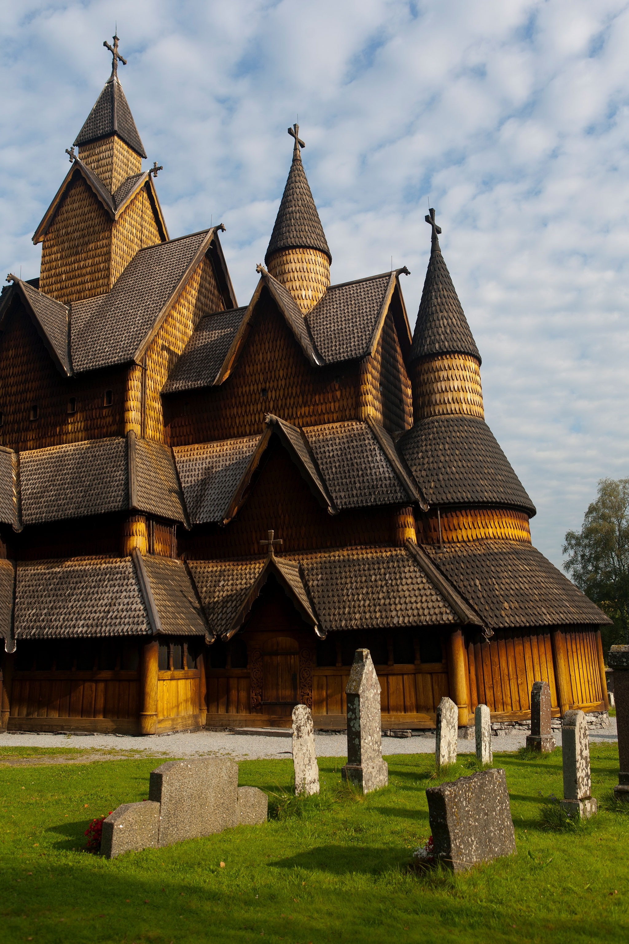 Heddal Stave church in Heddal, Norway