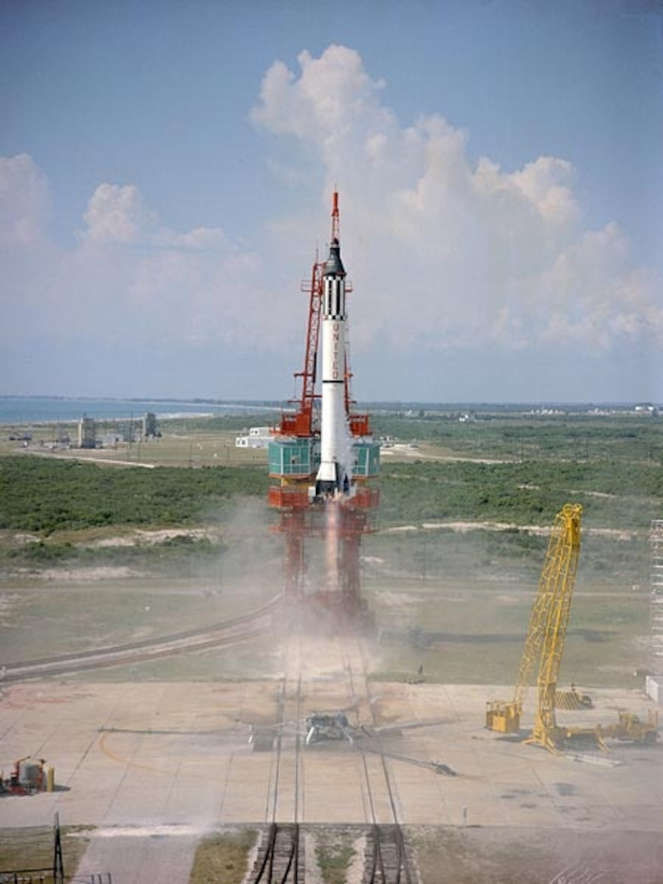 the launch of Freedom 7