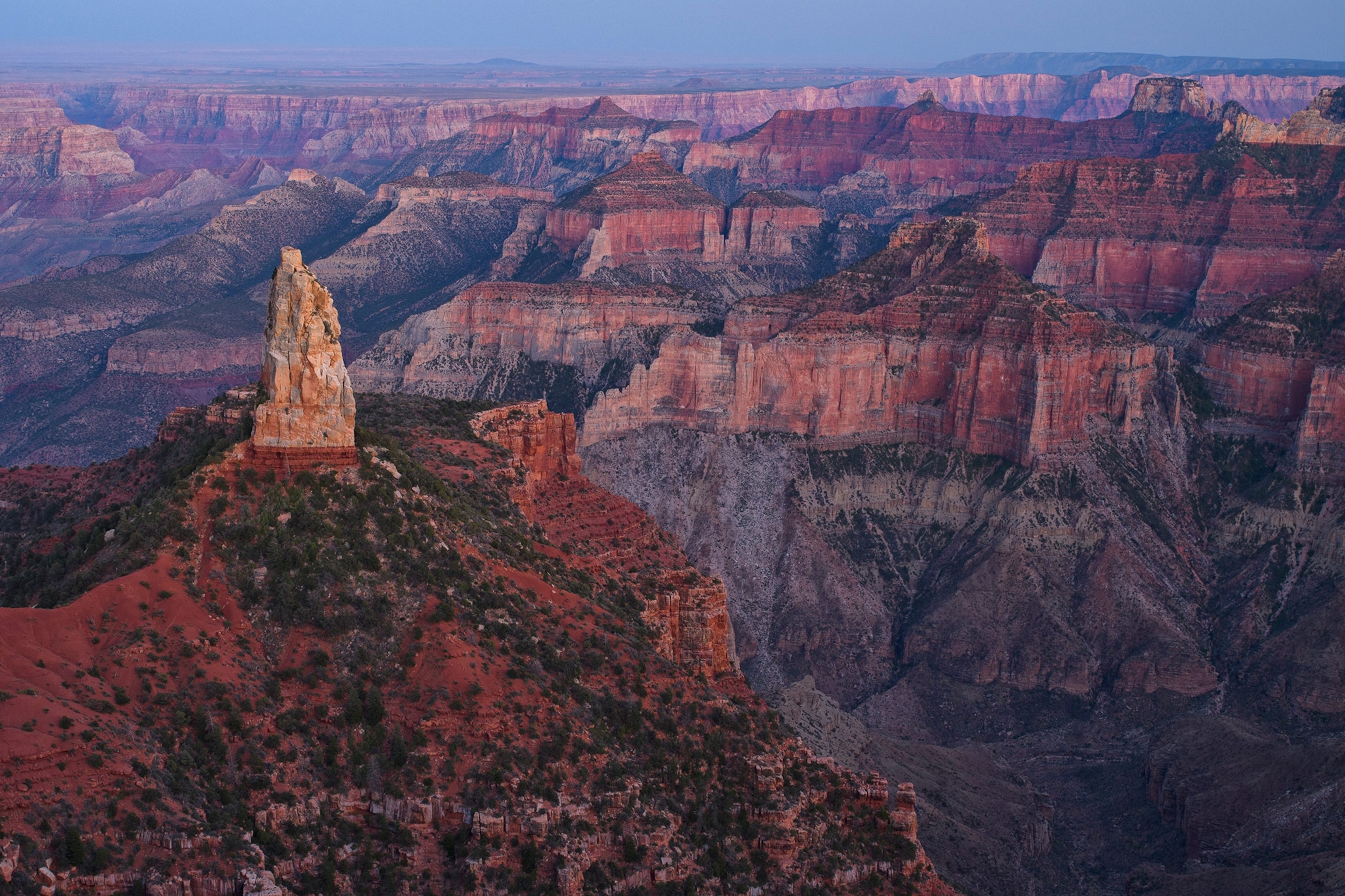 the North Rim at Grand Canyon National Park in Arizona