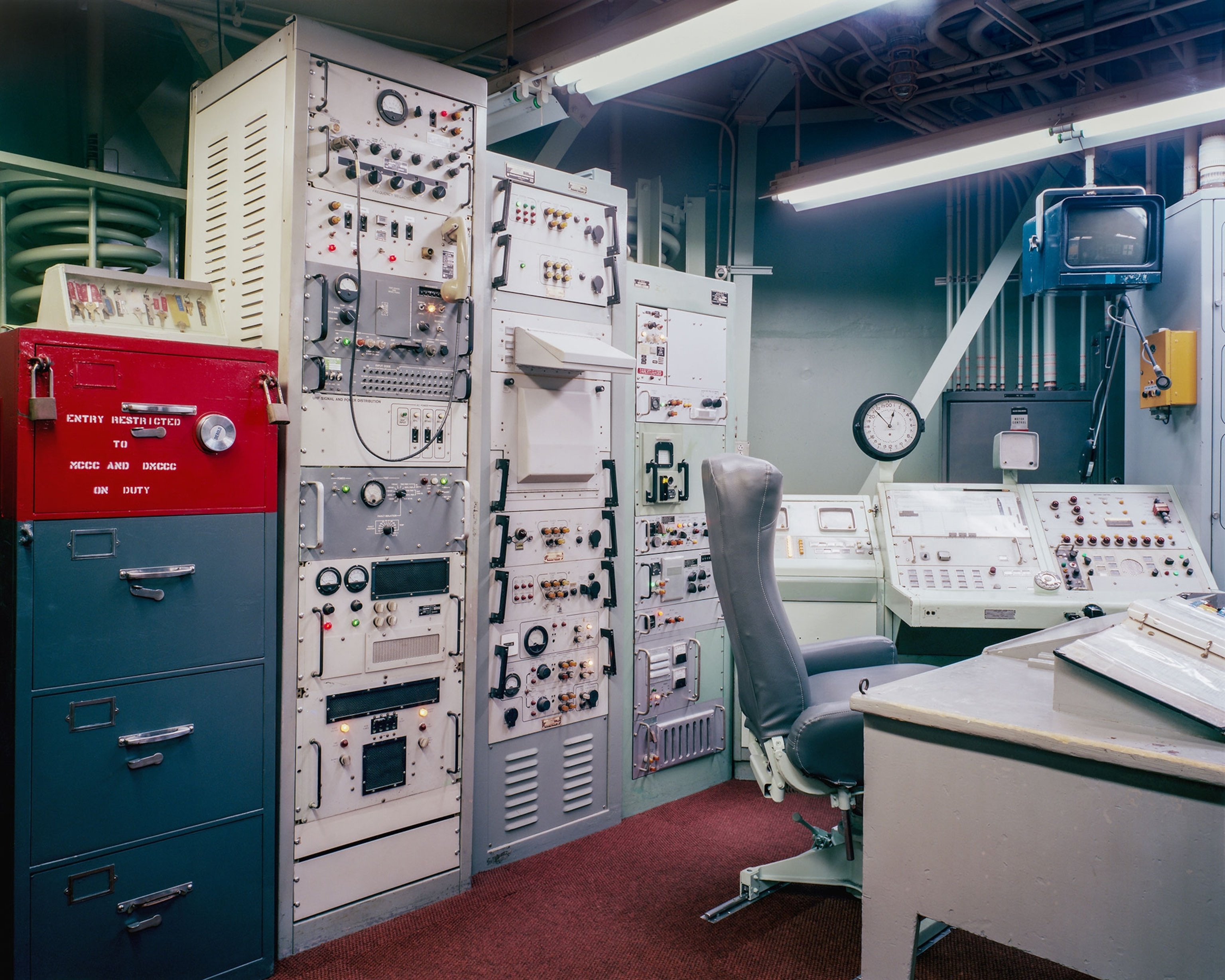 the underground launch control center at the Titan Missile Museum