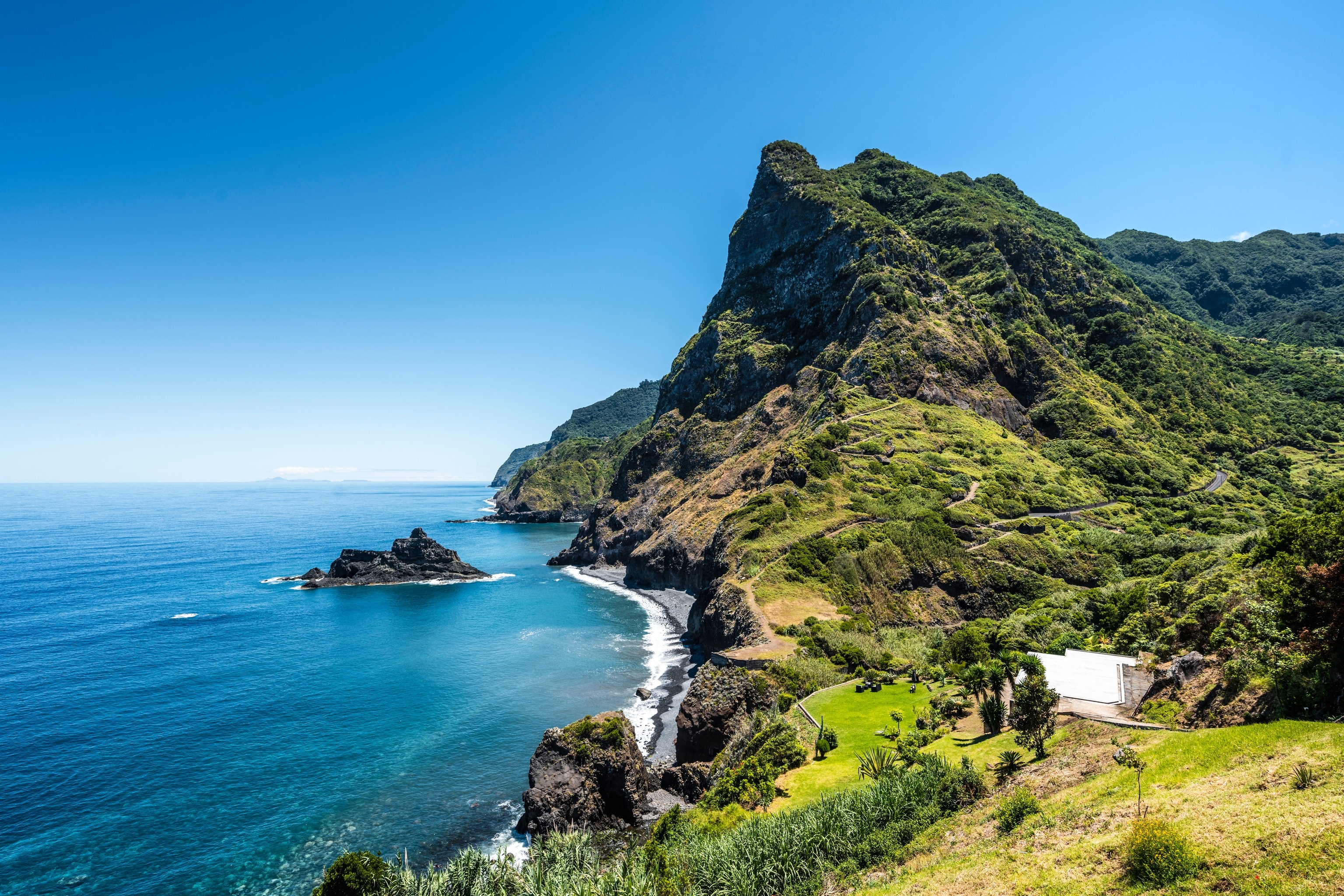 Dramatic coastal scenery
