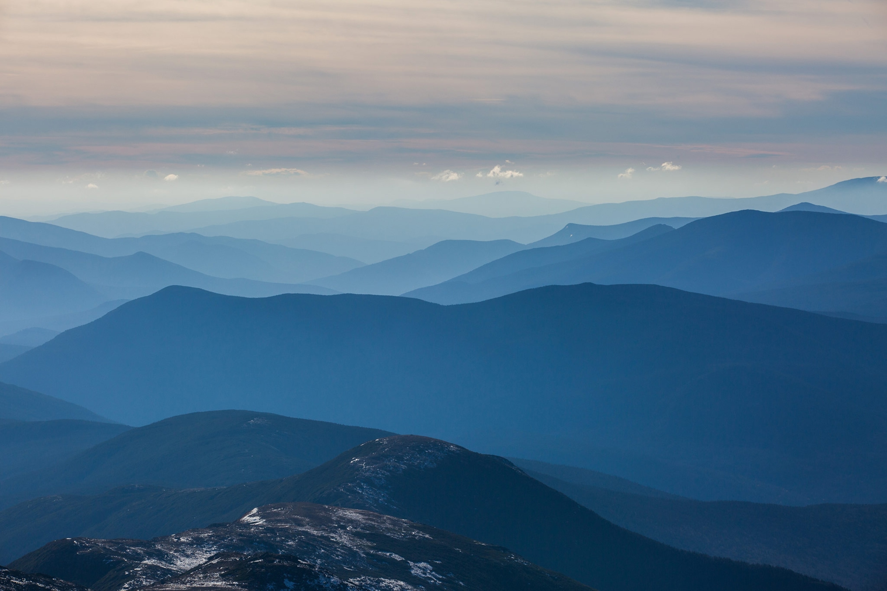 the view in Mount Washington, New Hampshire