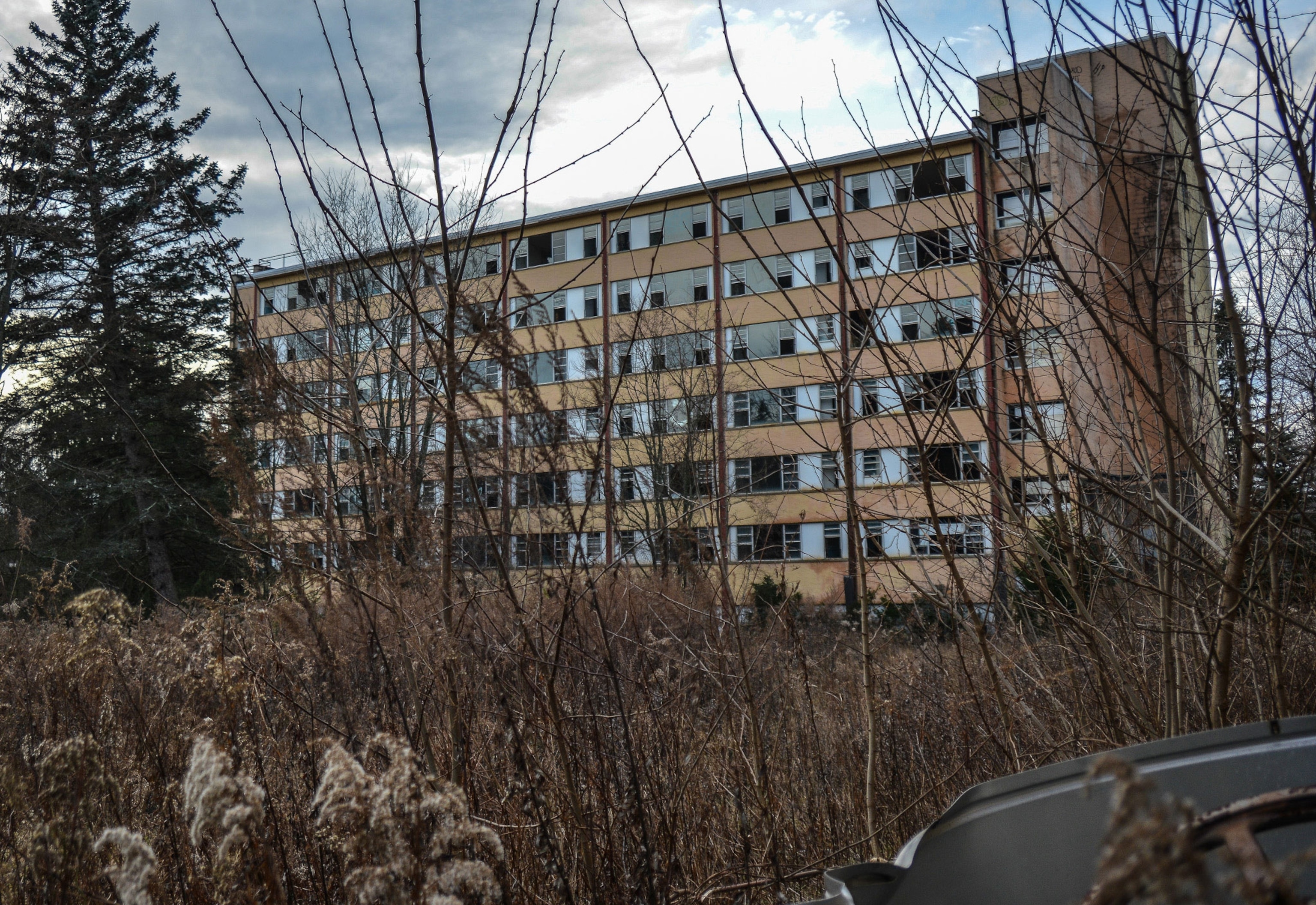 abandoned building