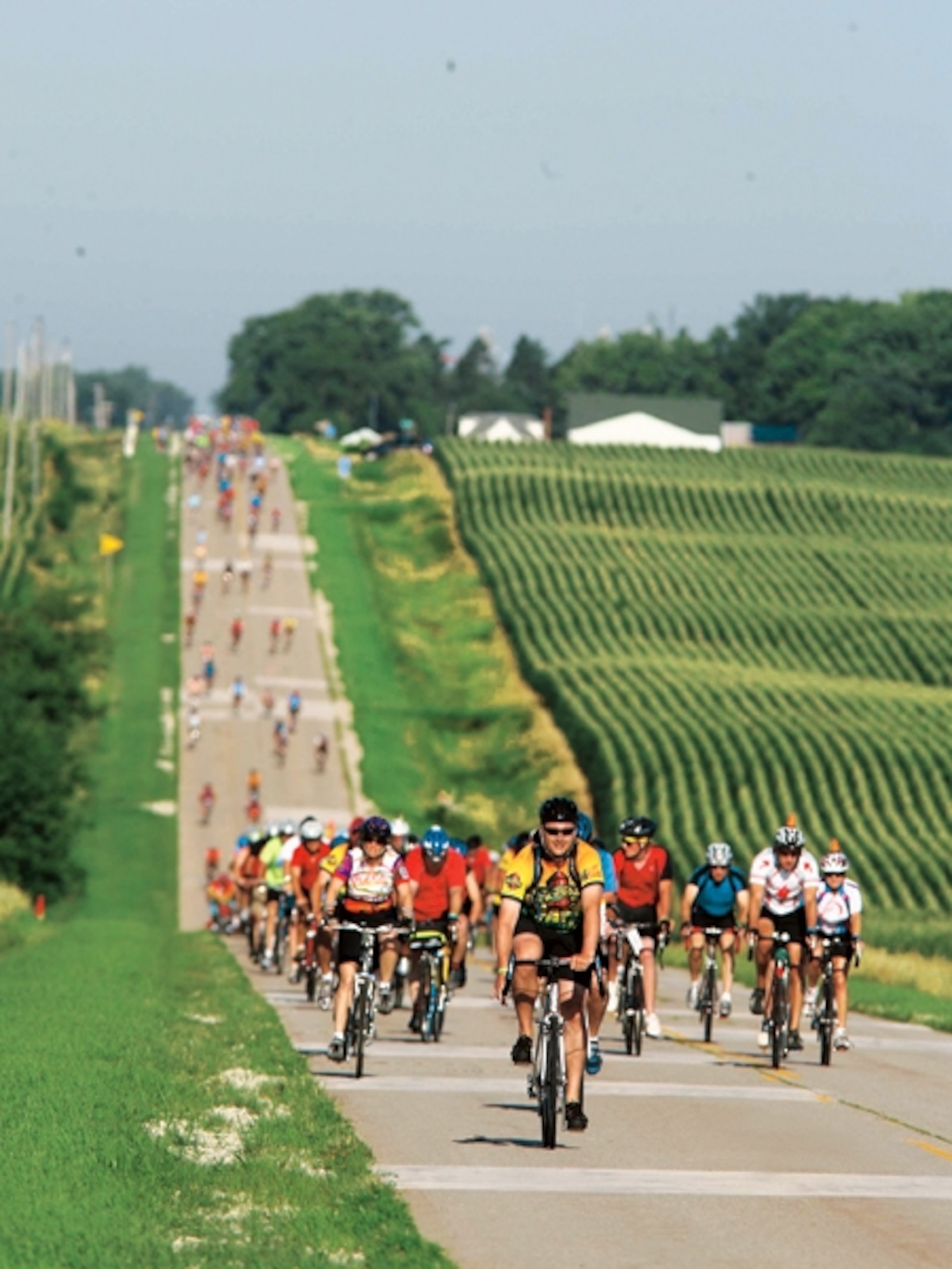 RAGBRAI bikers Iowa