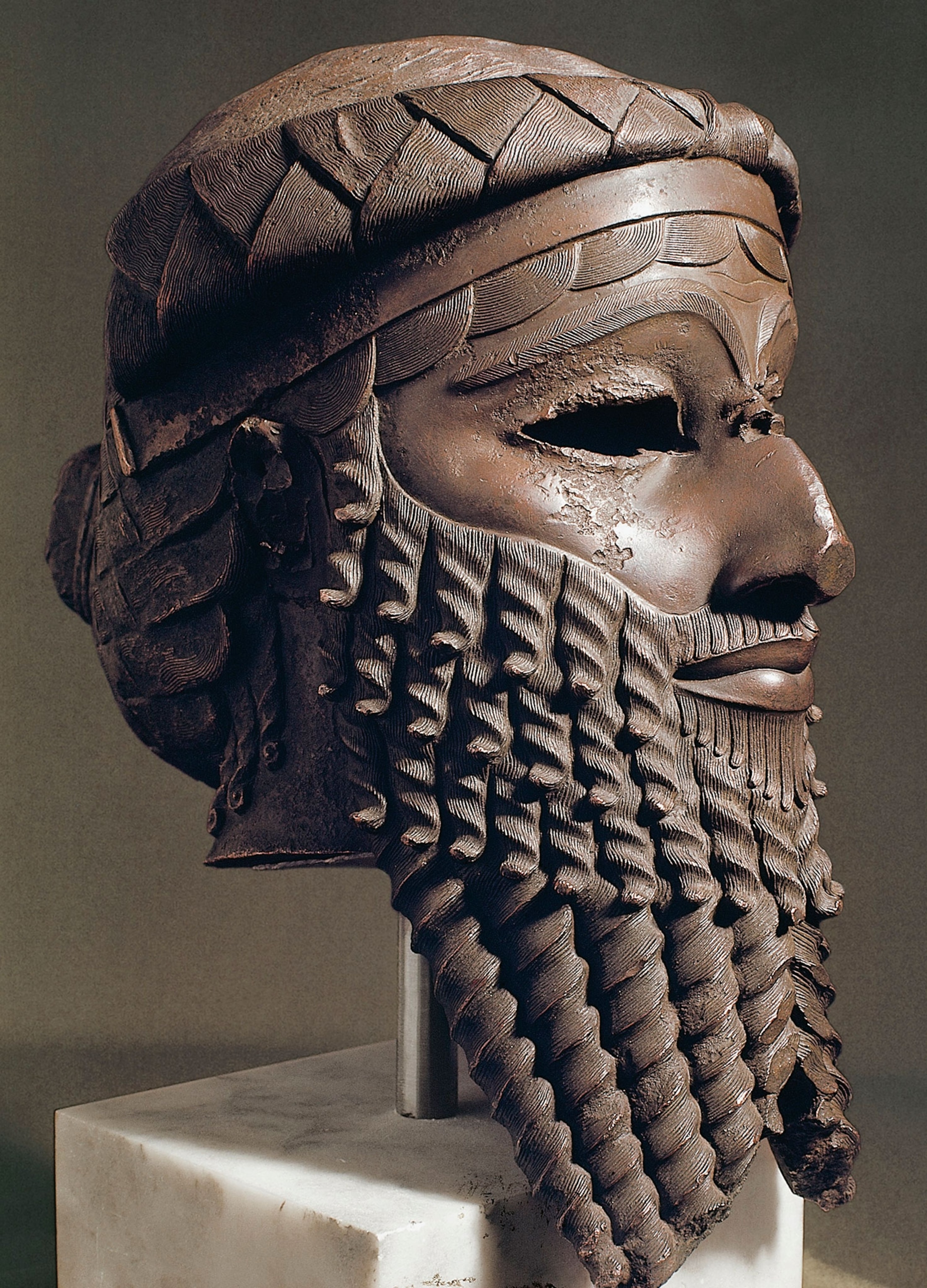 a bust of Sargon of Akkad