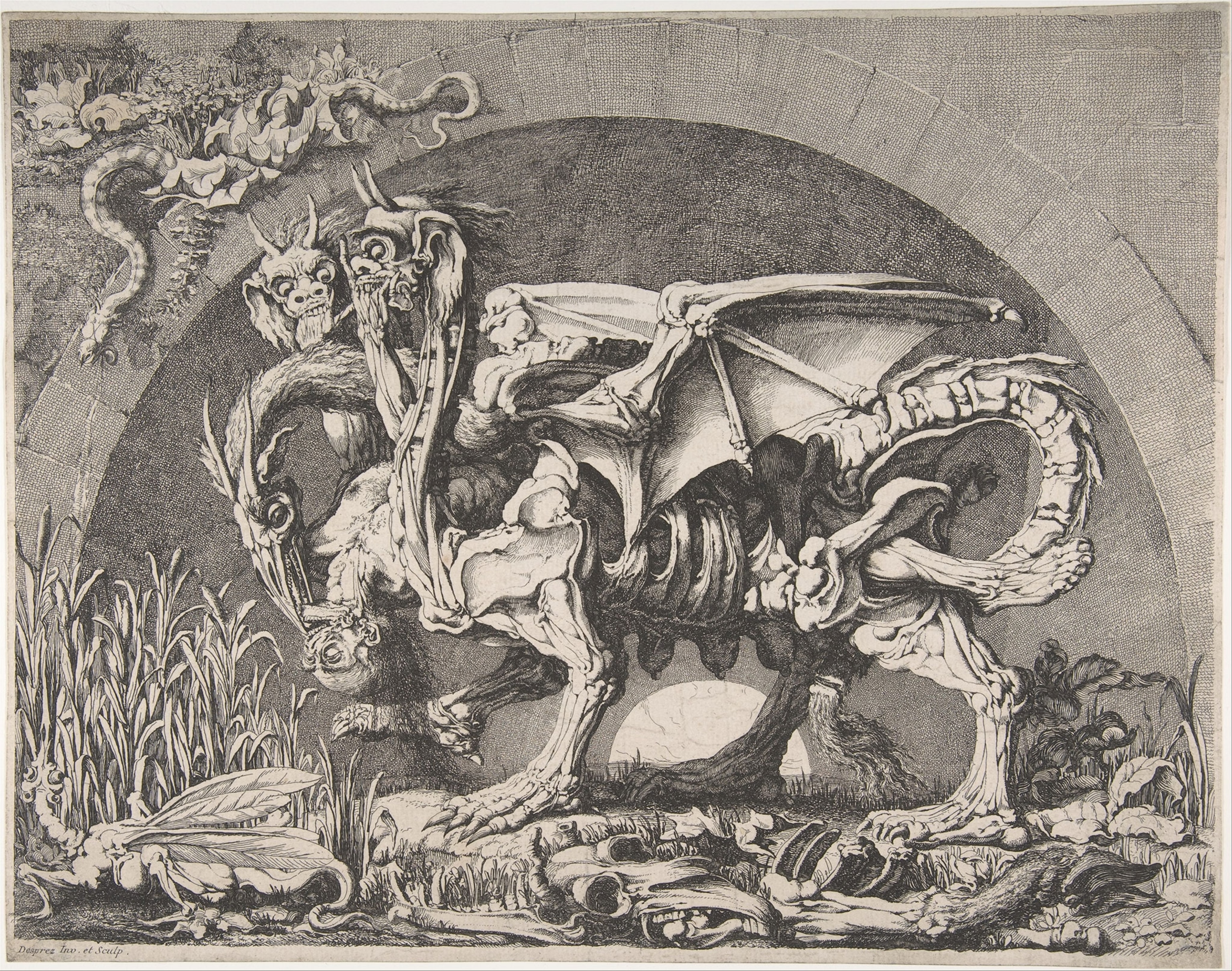 A drawing of the Chimera