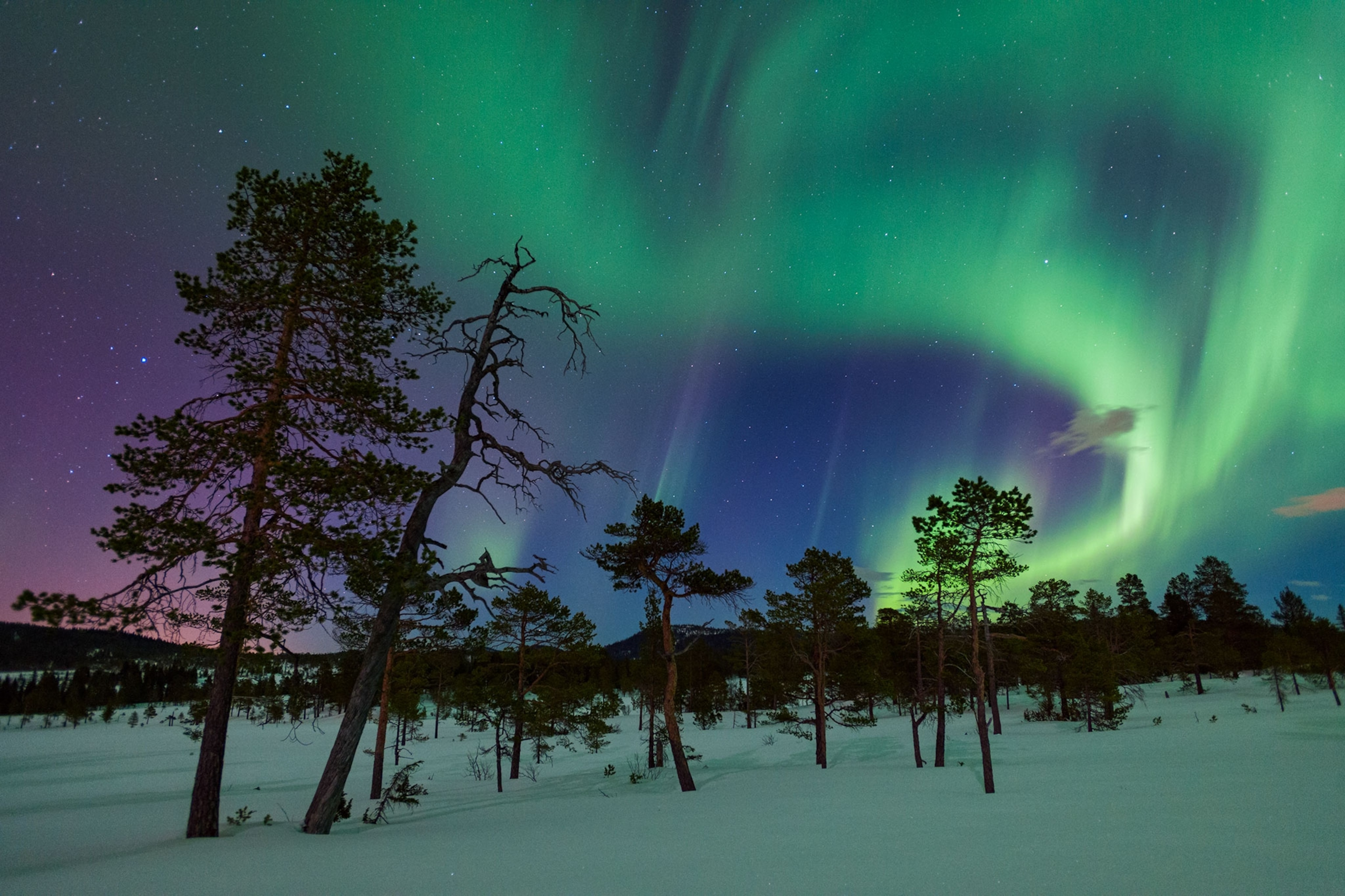 the aurora borealis in Norway