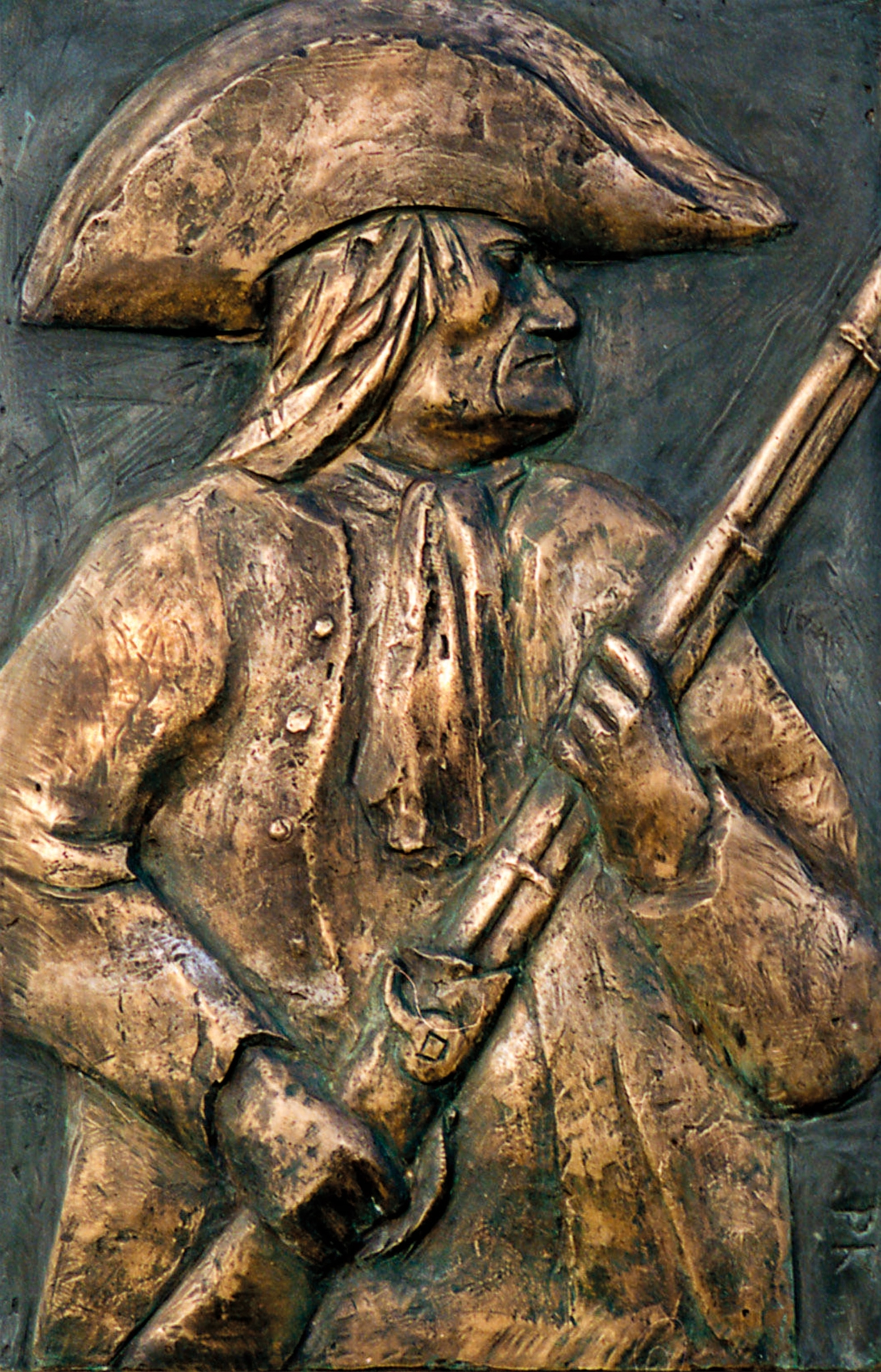 According to local lore, Jean Chastel, hailed as the killer of the beast in 1767, took his trophy to Paris but was snubbed by the king, who had lost interest in the Gévaudan case. It is not certain that such an encounter took place, but it became part of a narrative that pitted brave local heroes against outsiders. This monument to Chastel stands in La Besseyre-Saint-Mary, France.