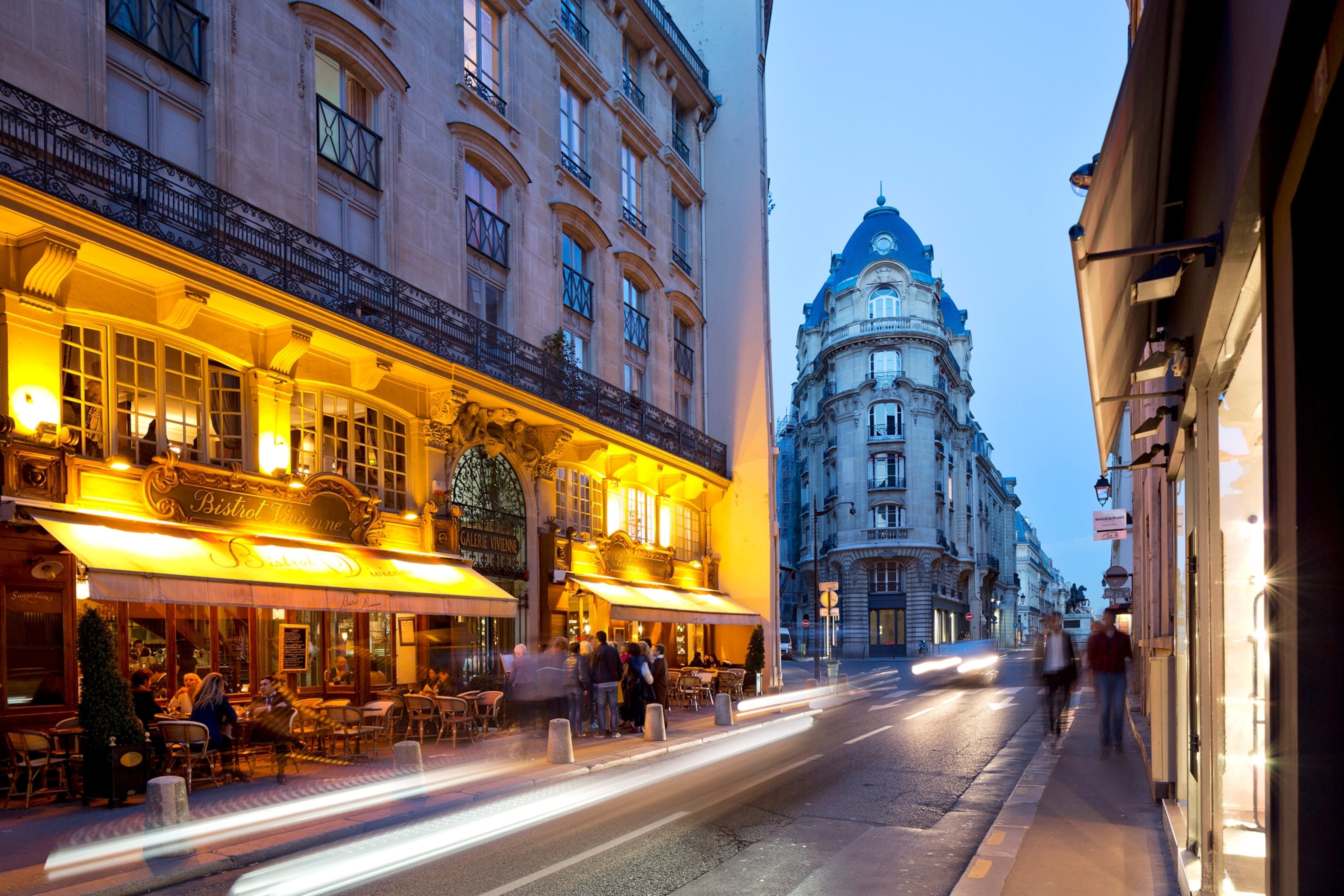 a street scene in Paris France